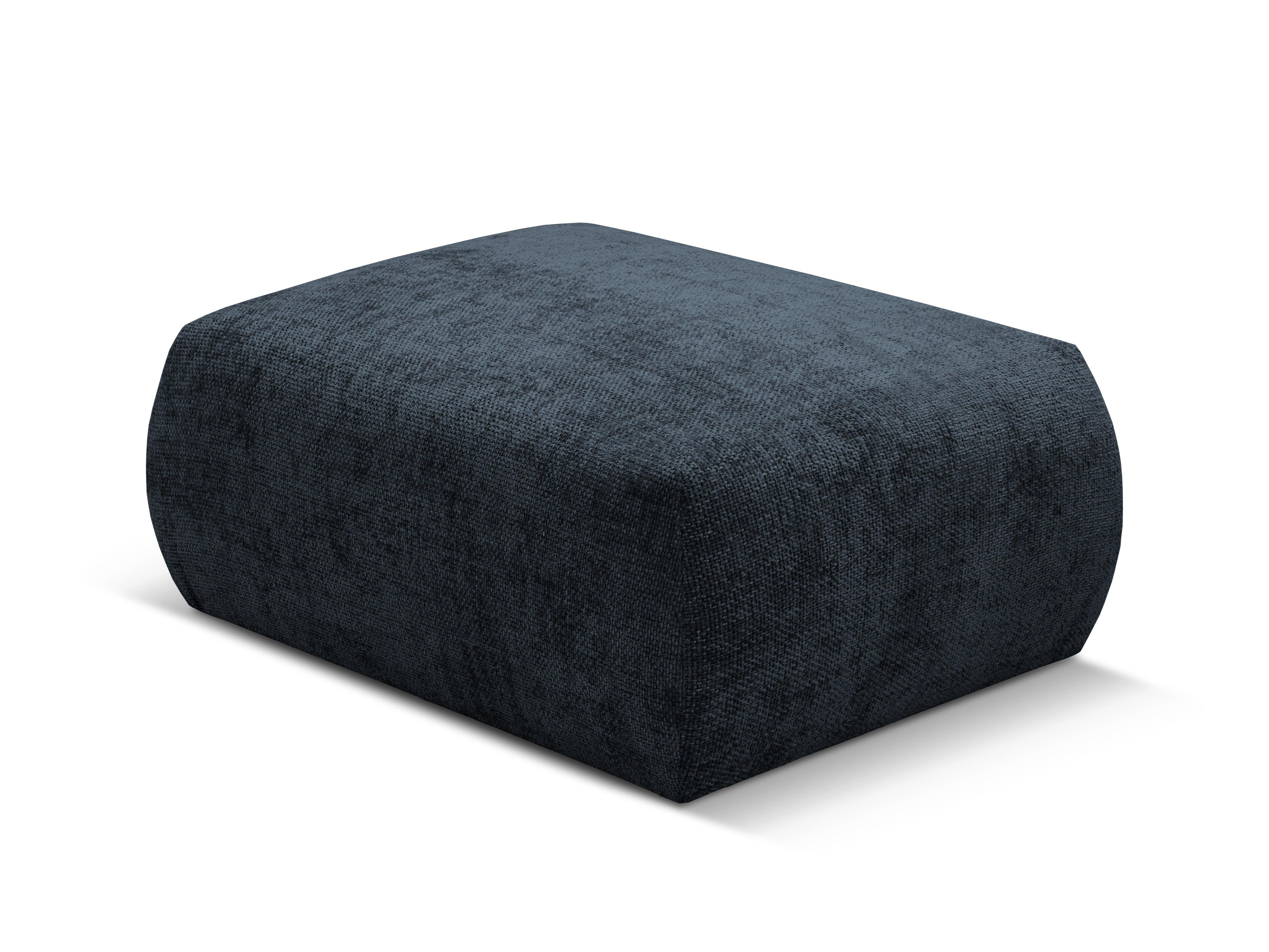 Puf MATERA granatowy szenil – Cosmopolitan Design