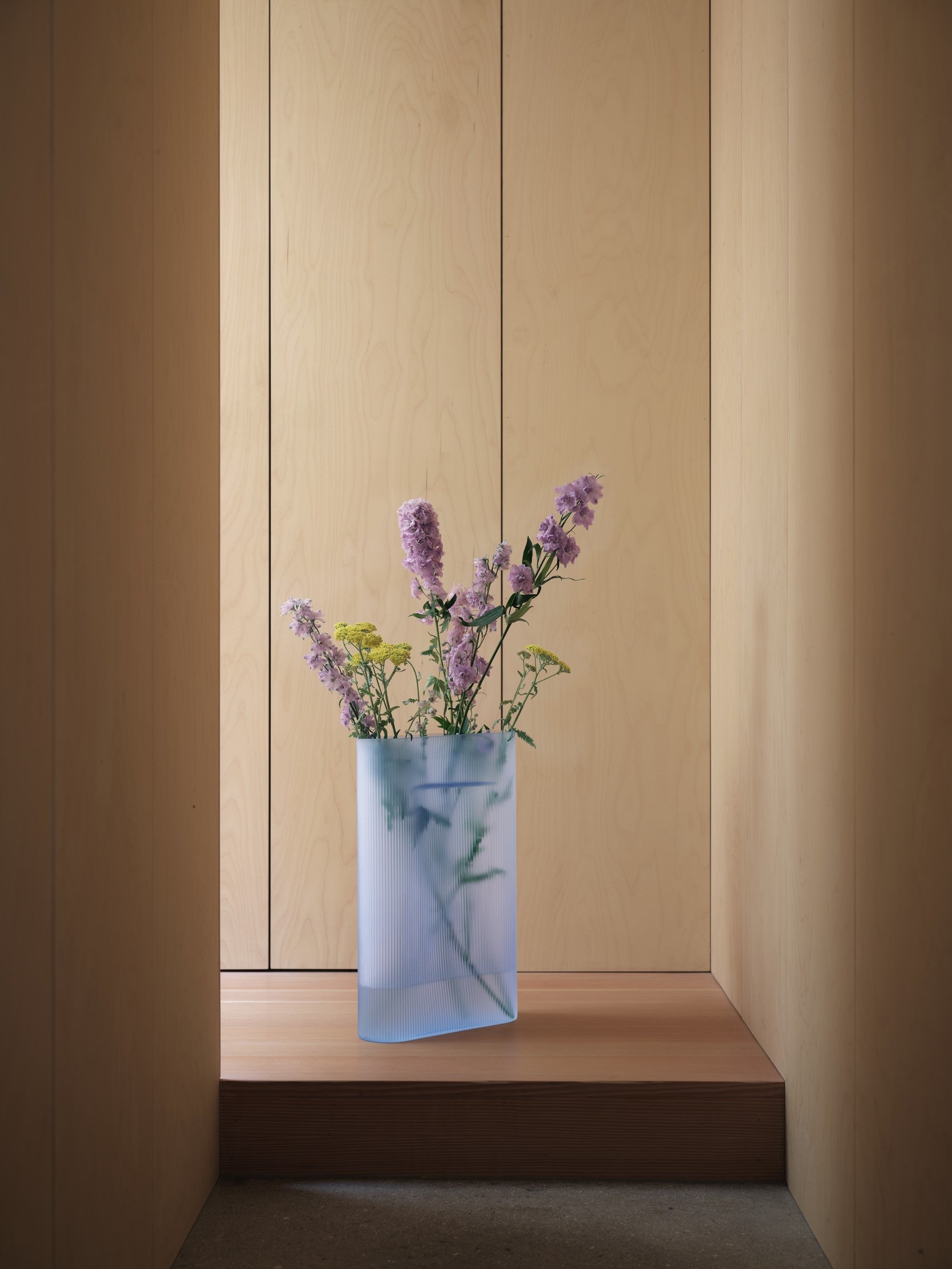 Vase RIDGE himmelblau