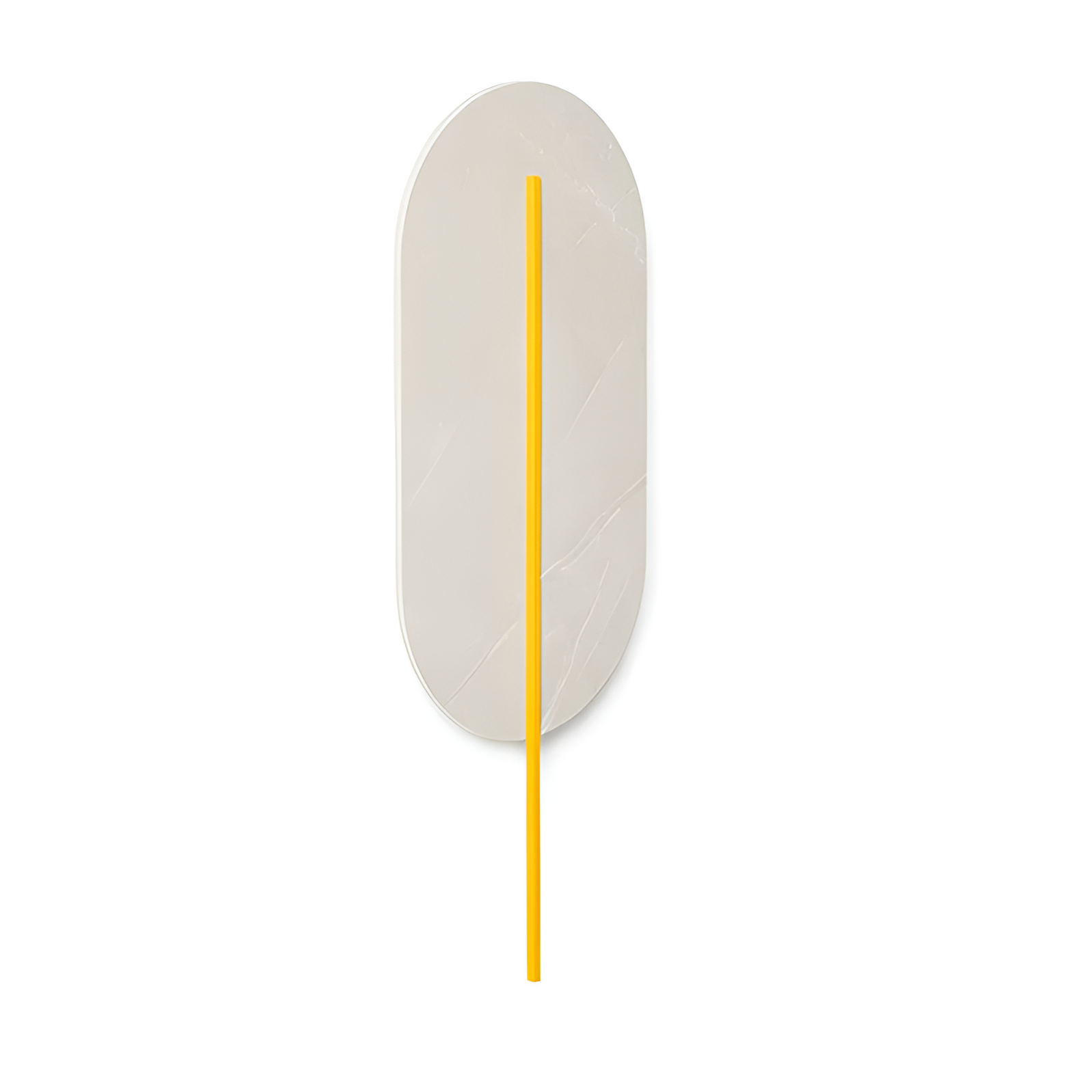 ROKKE STONE beige quartz sintered stone wall lamp