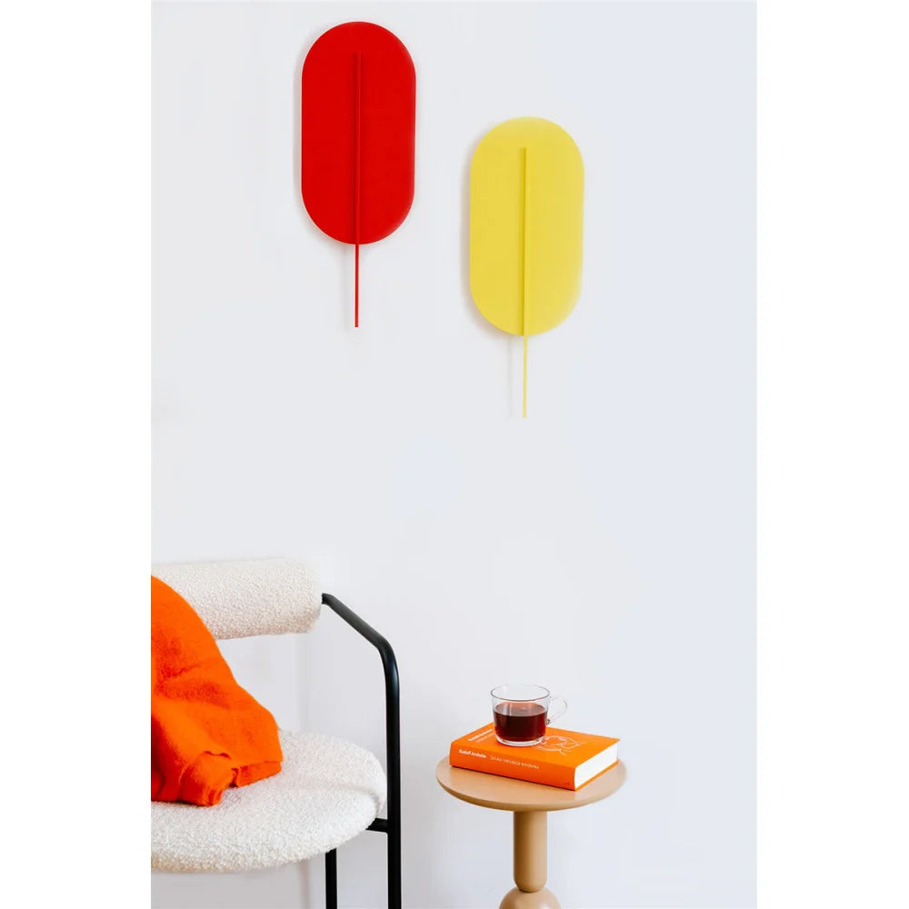 ROKKE wall lamp light yellow