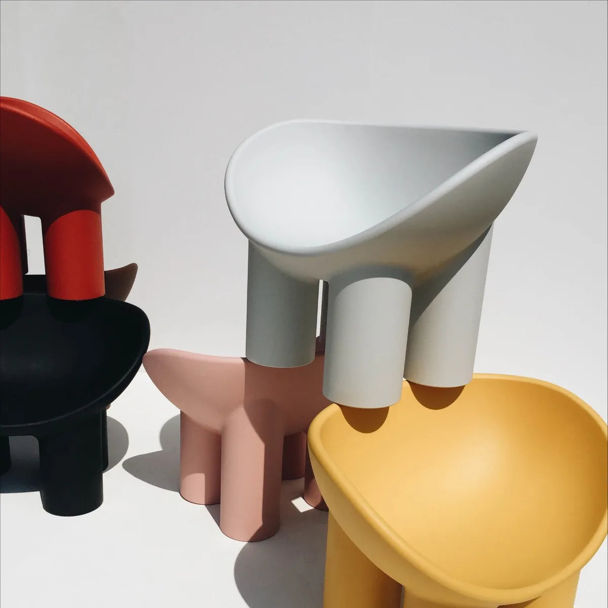Chair roles polyty yellow