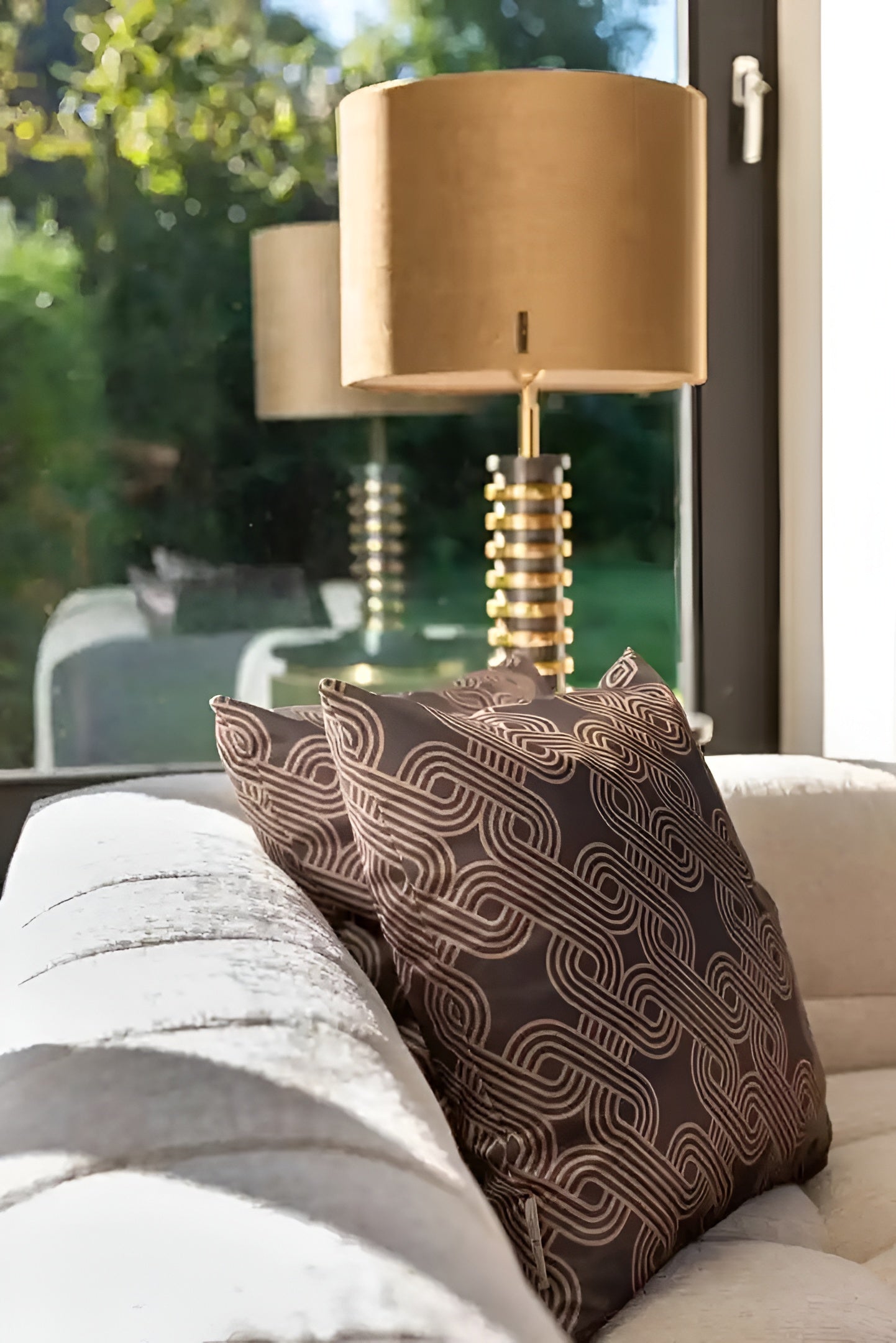 MEAGAN Pillow Dark Brown