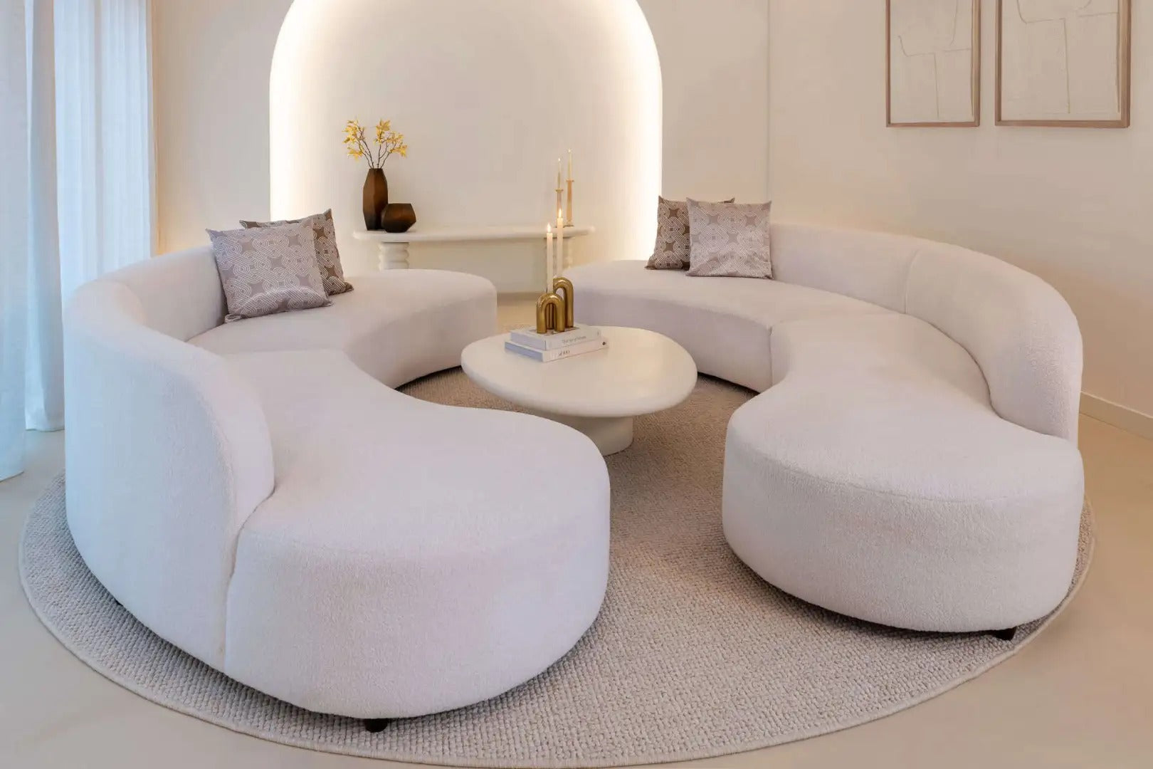 Konsole BLOOMSTONE weiß