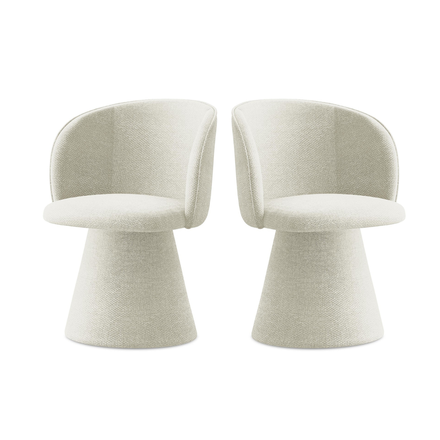 Stuhl MAIA sandfarbener Boucle