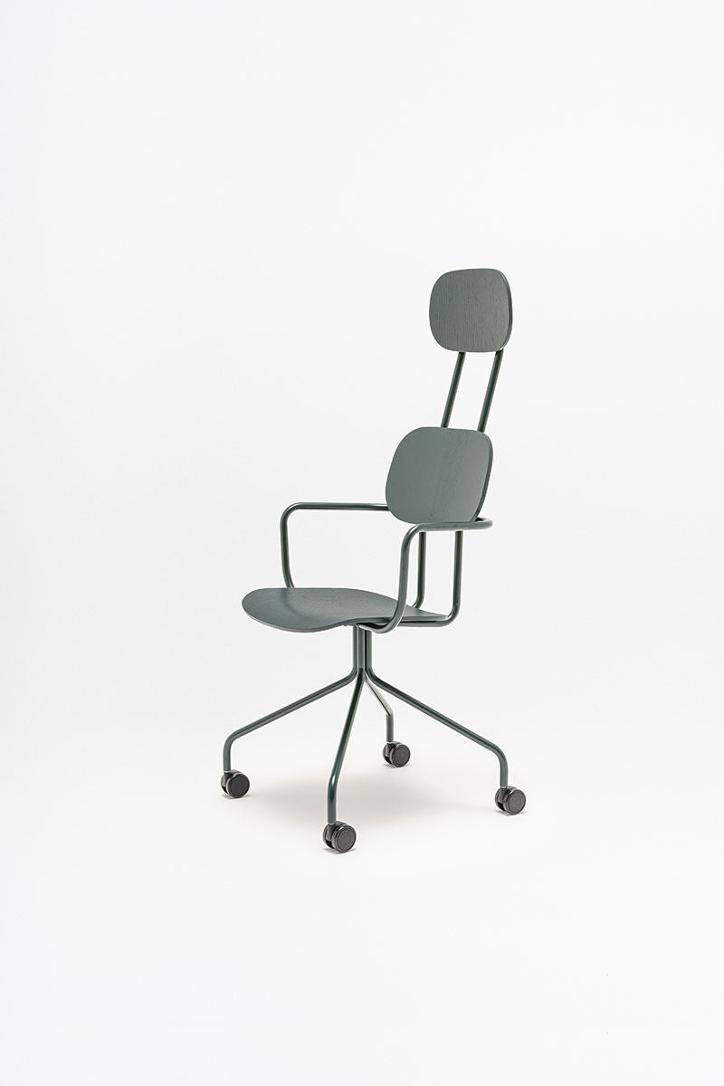 Krzesło z zagłówkiem NEW SCHOOL bordowy [Milena] MDD    Eye on Design