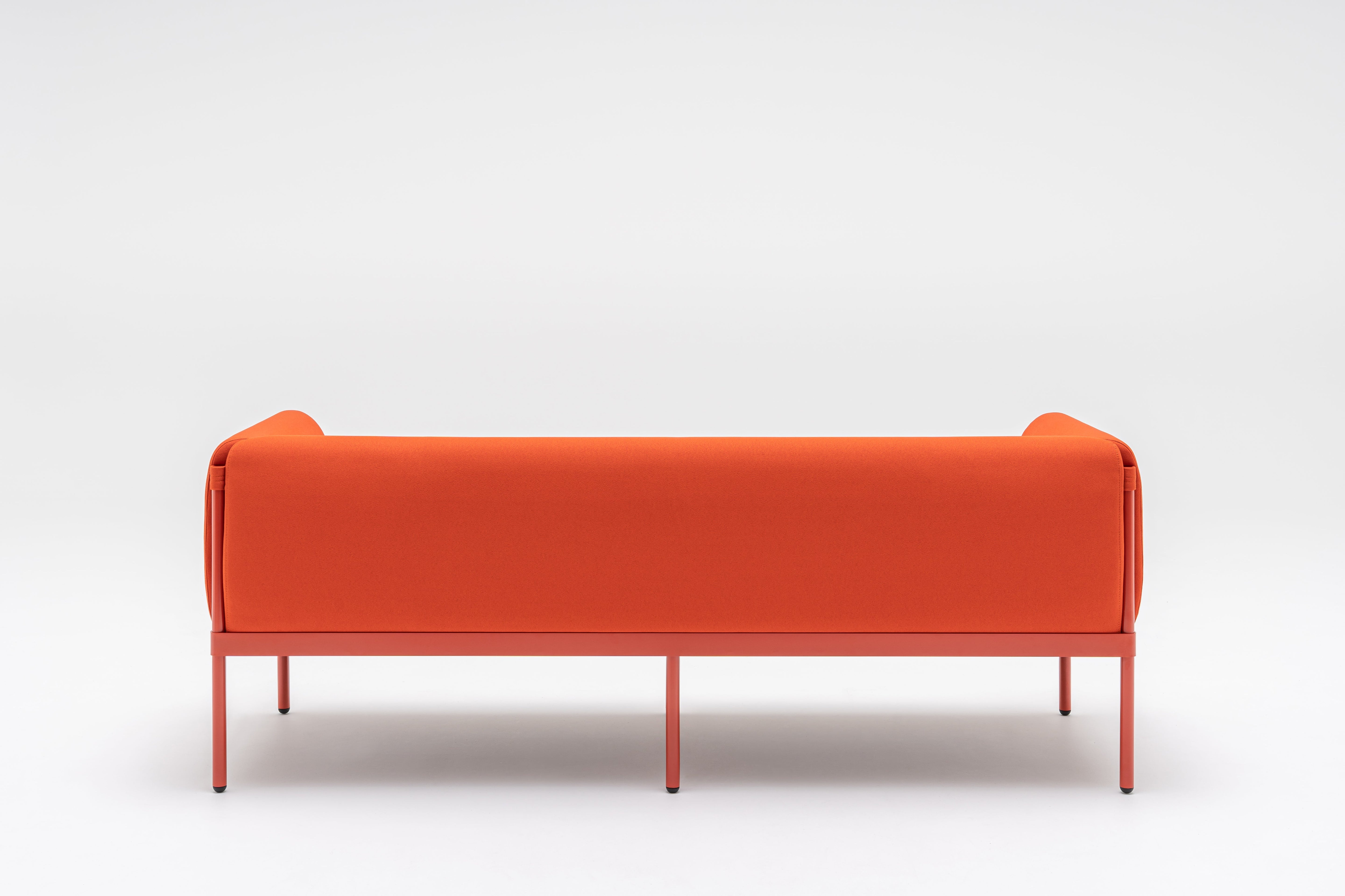 3-Sitzer-Sofa niedrig gepolsterte Stelzen