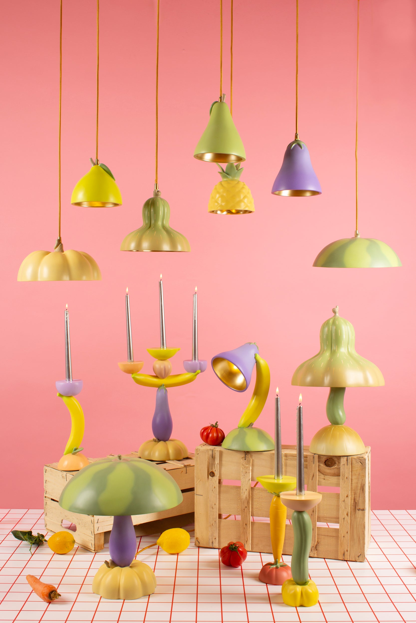 Vitamin -Tischlampe - Wassermelone