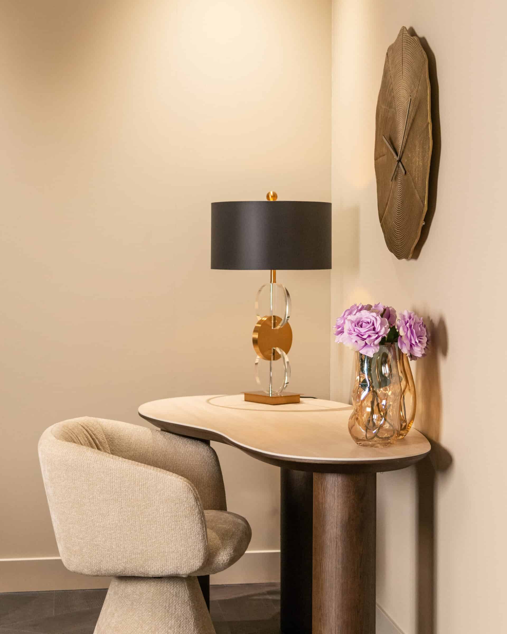 MADELINE swivel chair terracotta