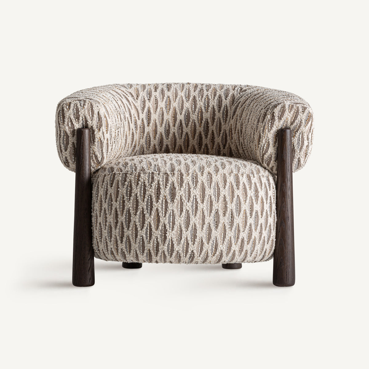 Beige TIFFEN Sessel mit Holzgestell