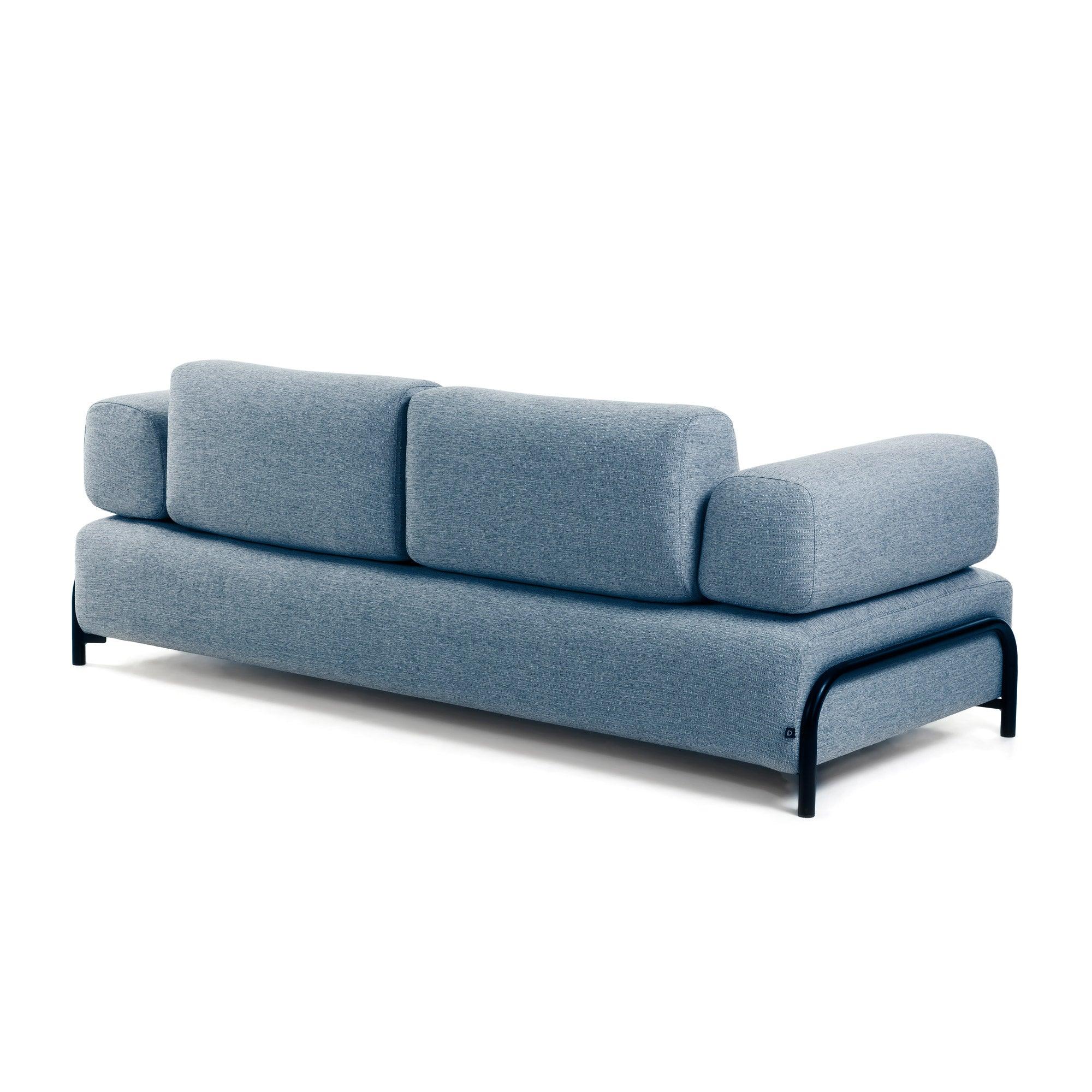 Sofa 3-osobowa z podłokietnikami COMPO niebieski – Kave Home
