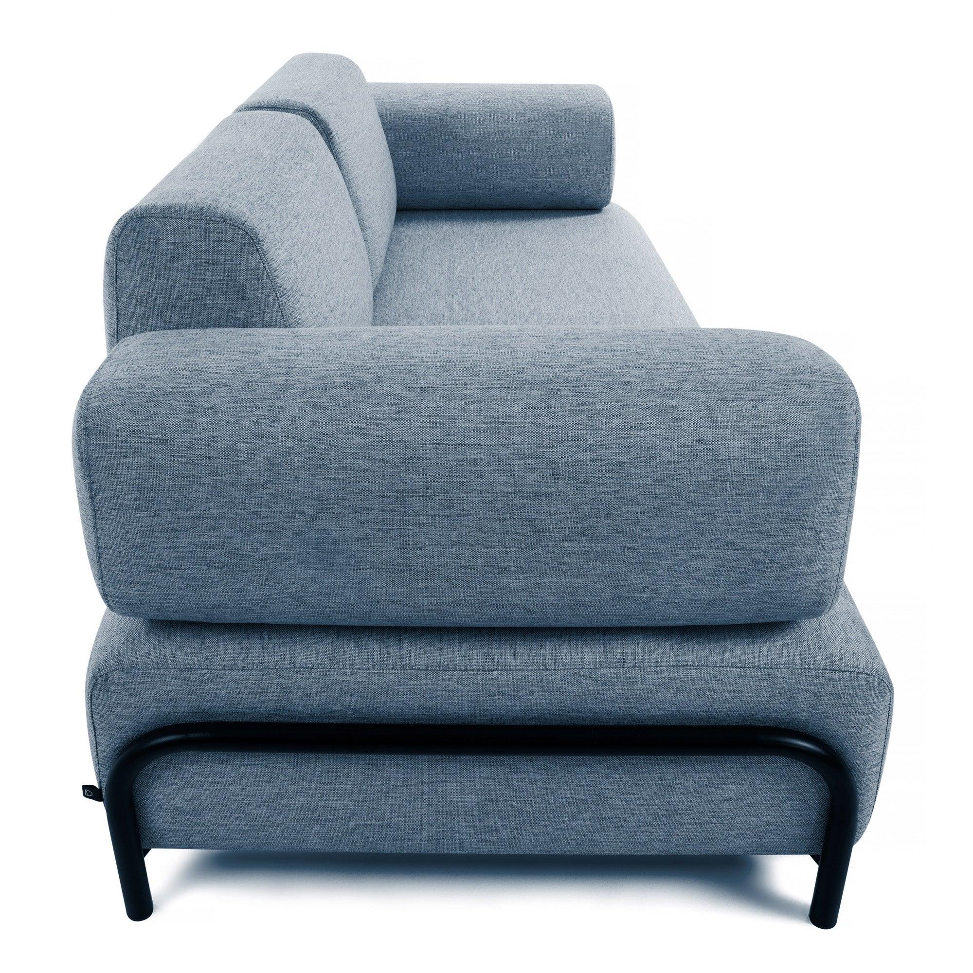 Sofa 3-osobowa z podłokietnikami COMPO niebieski – Kave Home