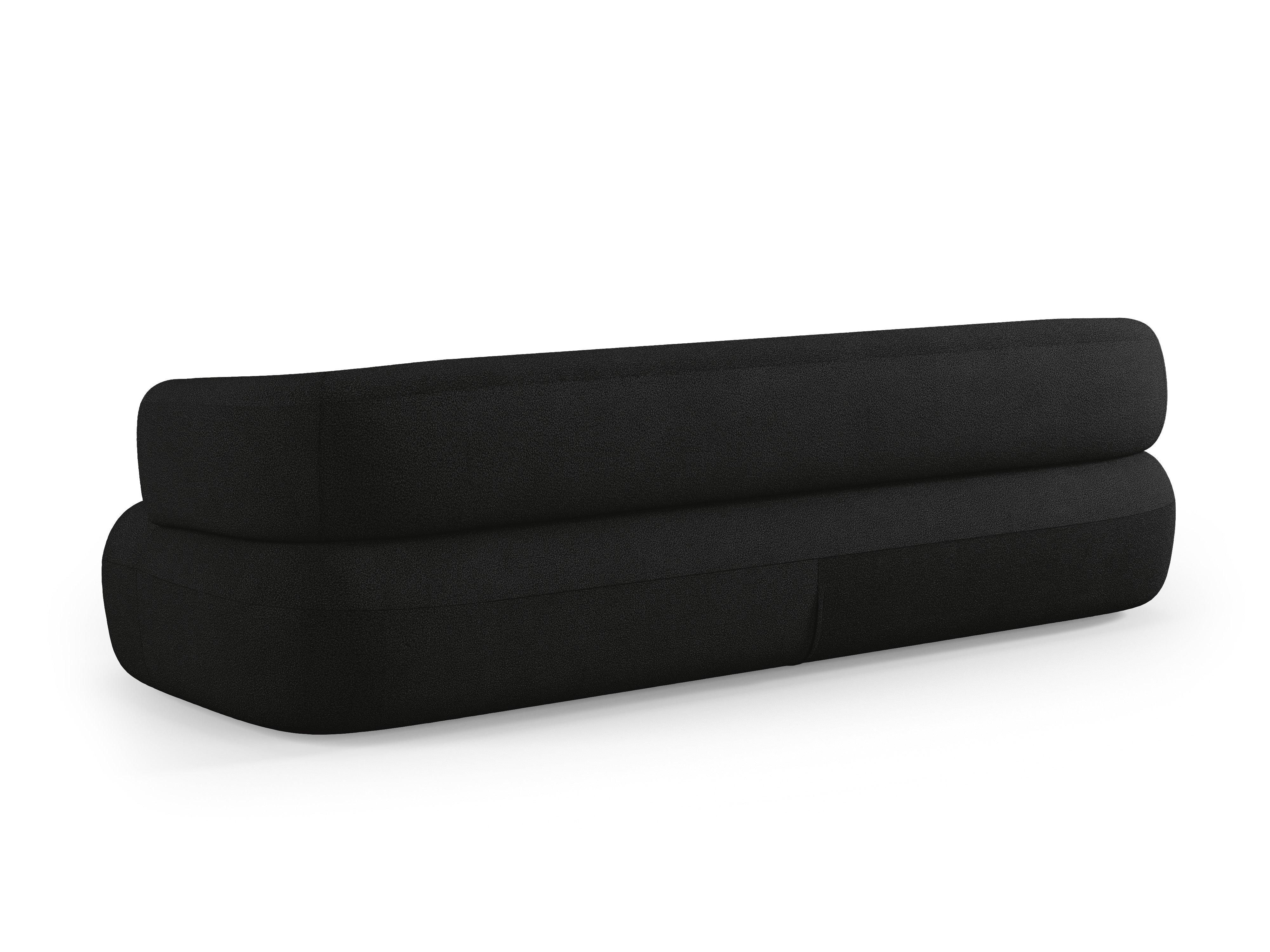 Sofa 4-osobowa ALDRIN czarny boucle Windsor & Co    Eye on Design