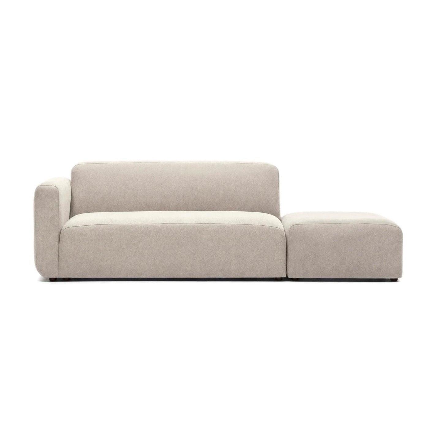 Sofa modułowa 2-osobowa uniwersalna otwarta NEOM beżowy – Kave Home