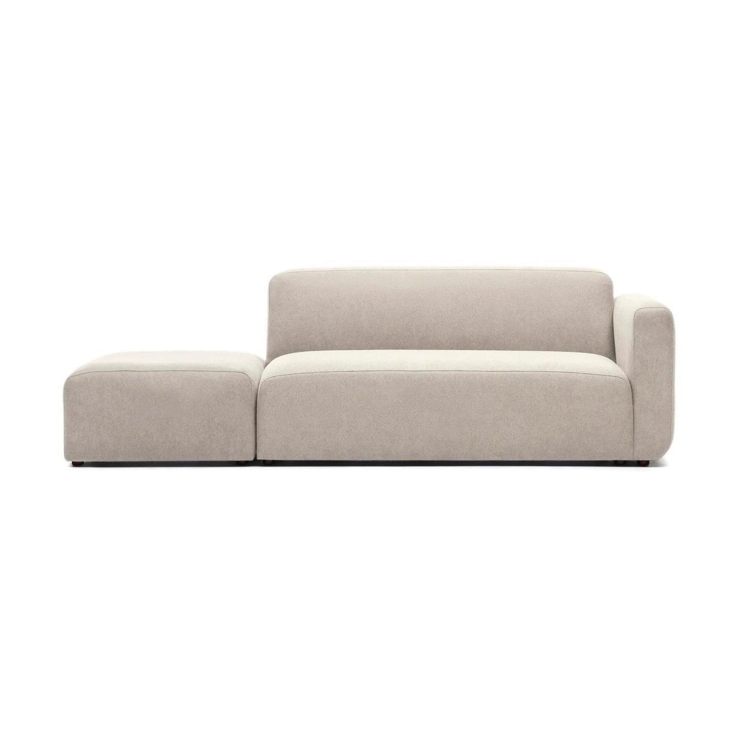 Sofa modułowa 2-osobowa uniwersalna otwarta NEOM beżowy – Kave Home