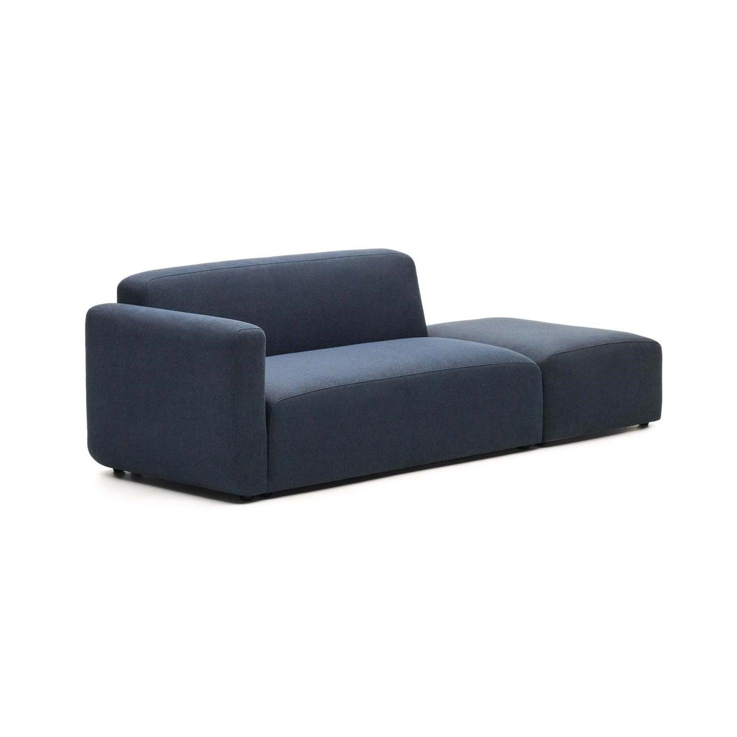 Sofa modułowa 2-osobowa uniwersalna otwarta NEOM niebieski – Kave Home