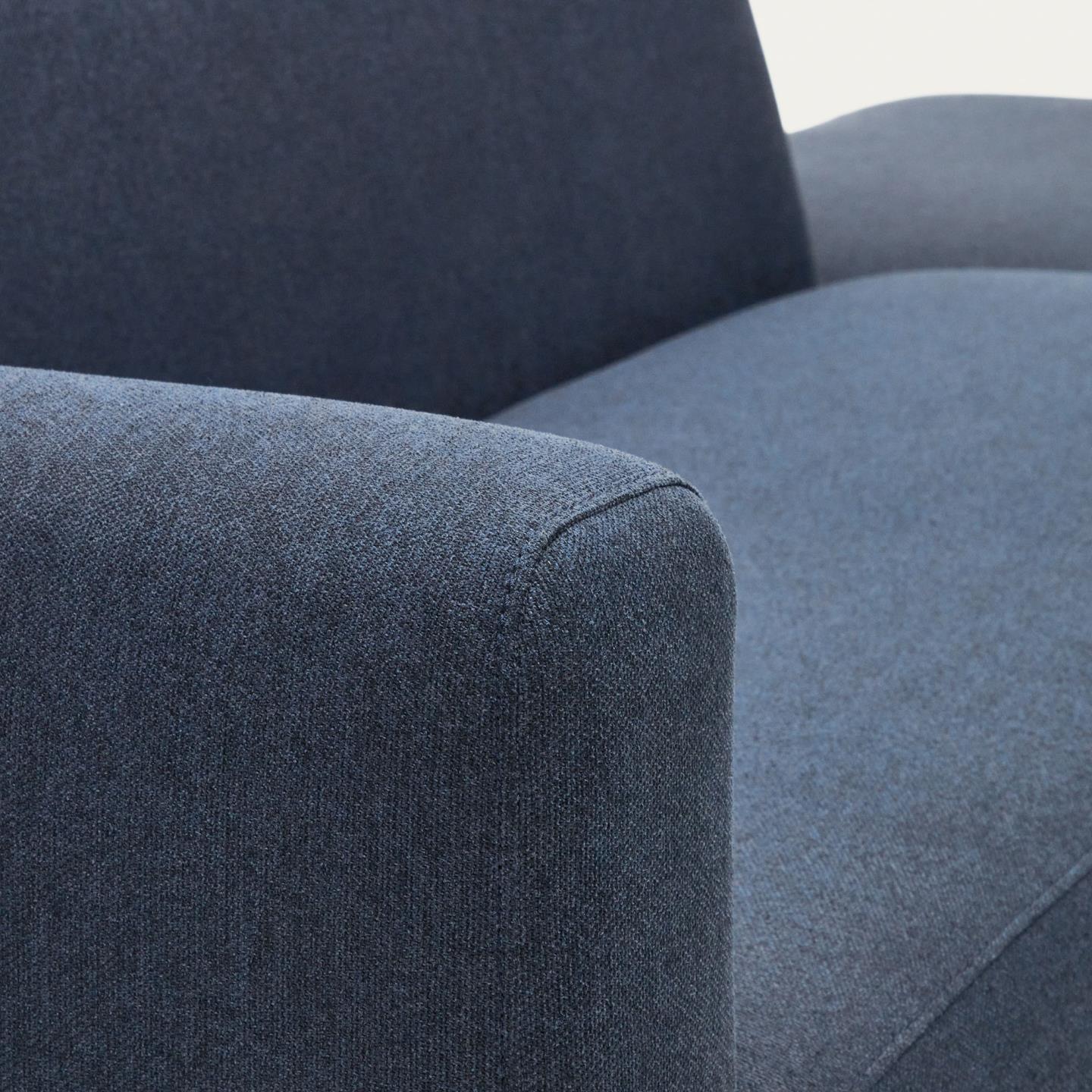 Sofa modułowa 2-osobowa uniwersalna otwarta NEOM niebieski – Kave Home