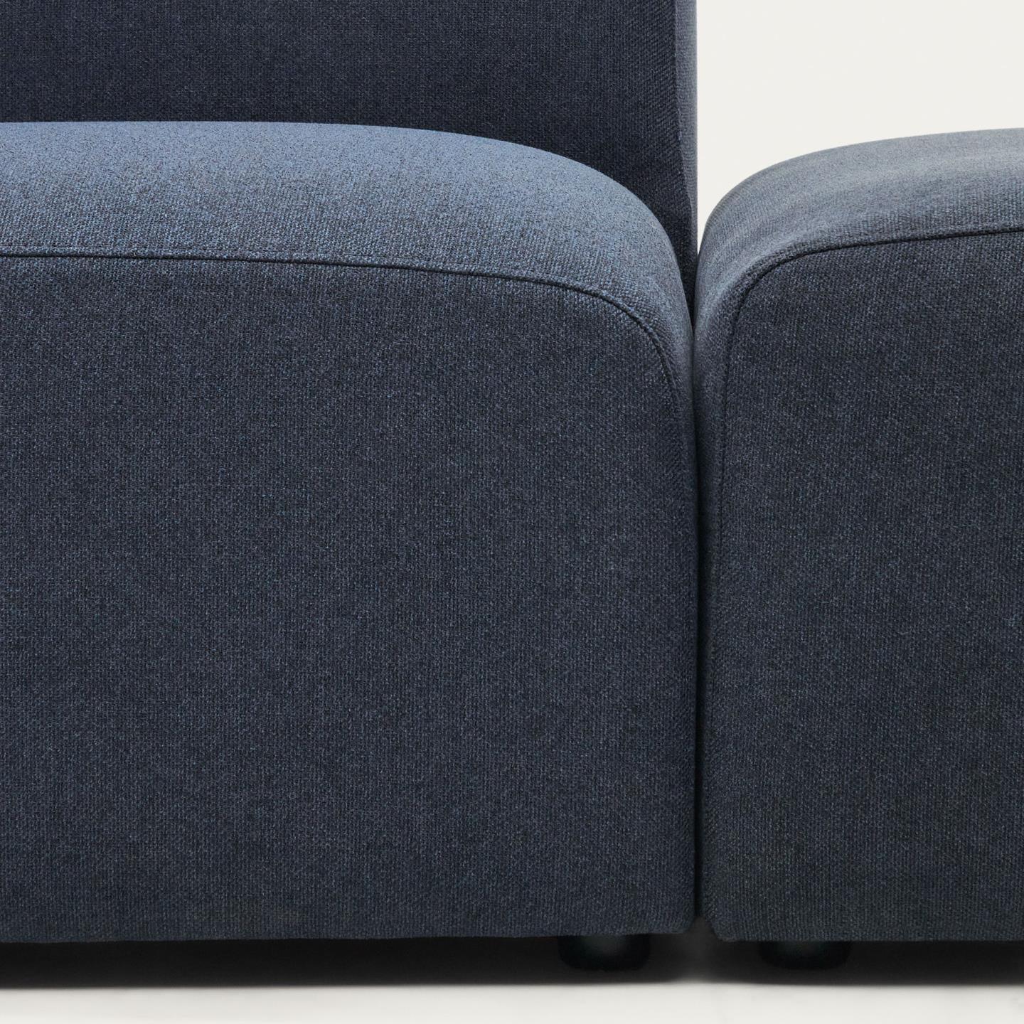 Sofa modułowa 2-osobowa uniwersalna otwarta NEOM niebieski – Kave Home