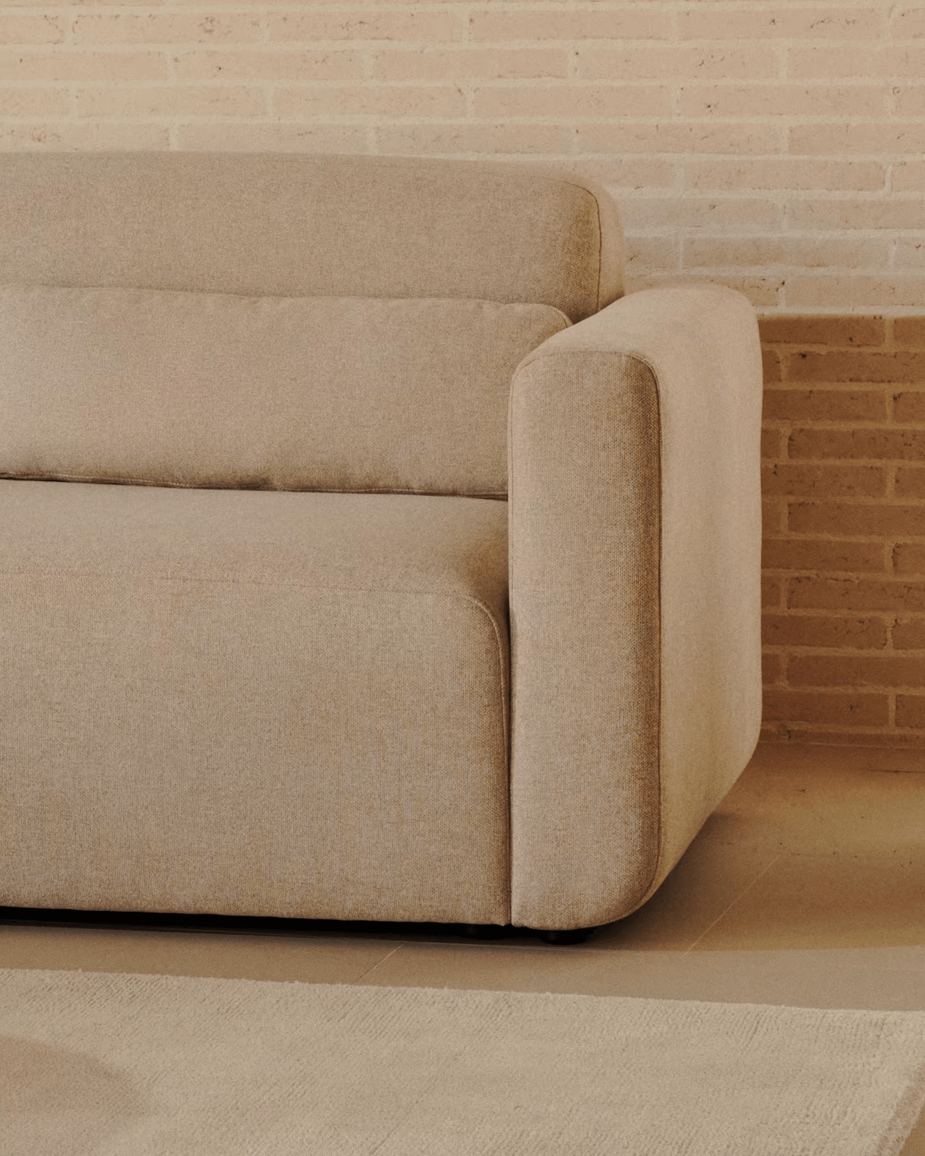 Sofa modułowa NEOM - podłokietnik beżowy – Kave Home