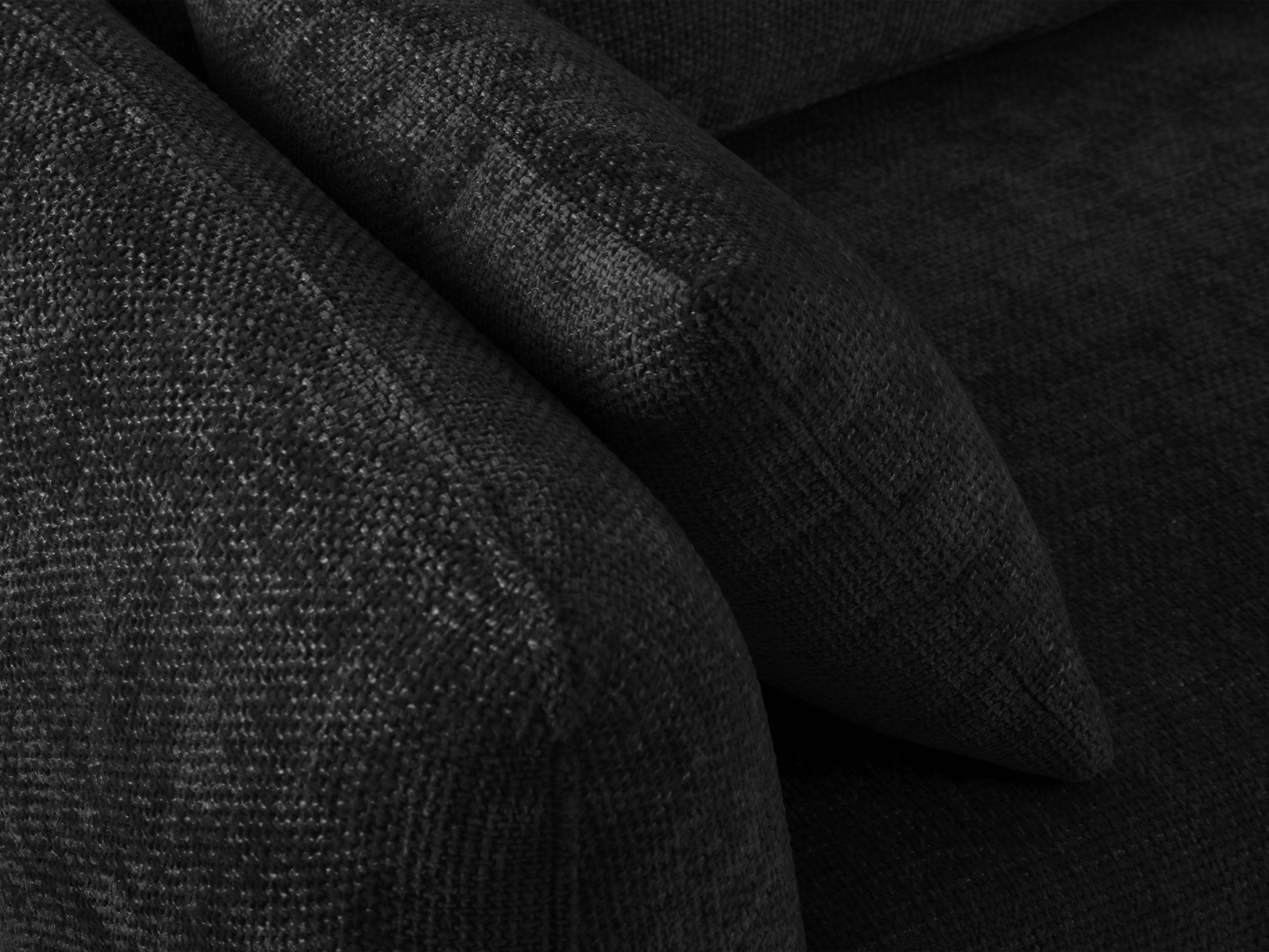 Sofa z funkcją spania MATERA czarny szenil – Cosmopolitan Design