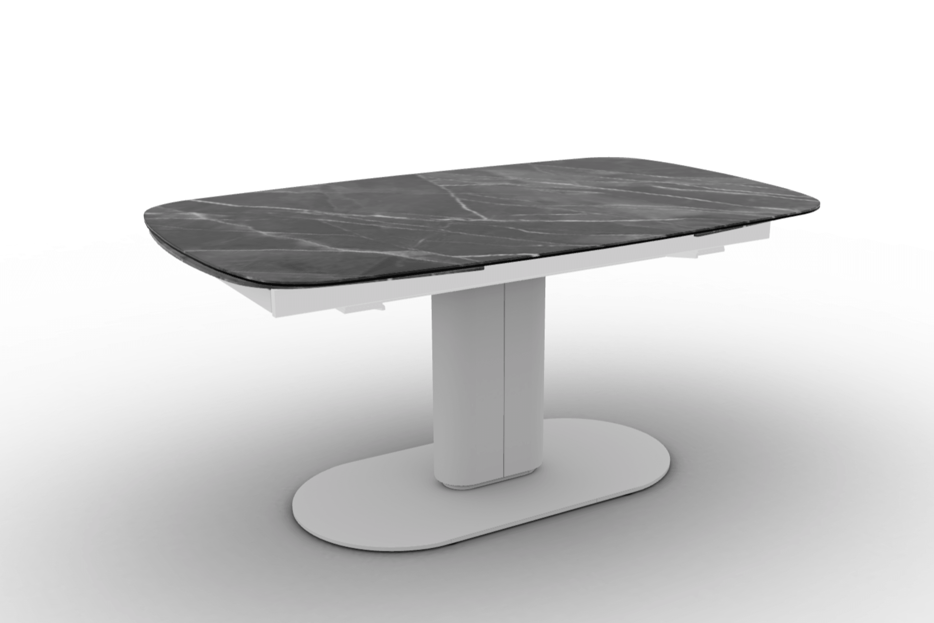 Stół rozkładany CAMEO antracytowy marmur – Calligaris