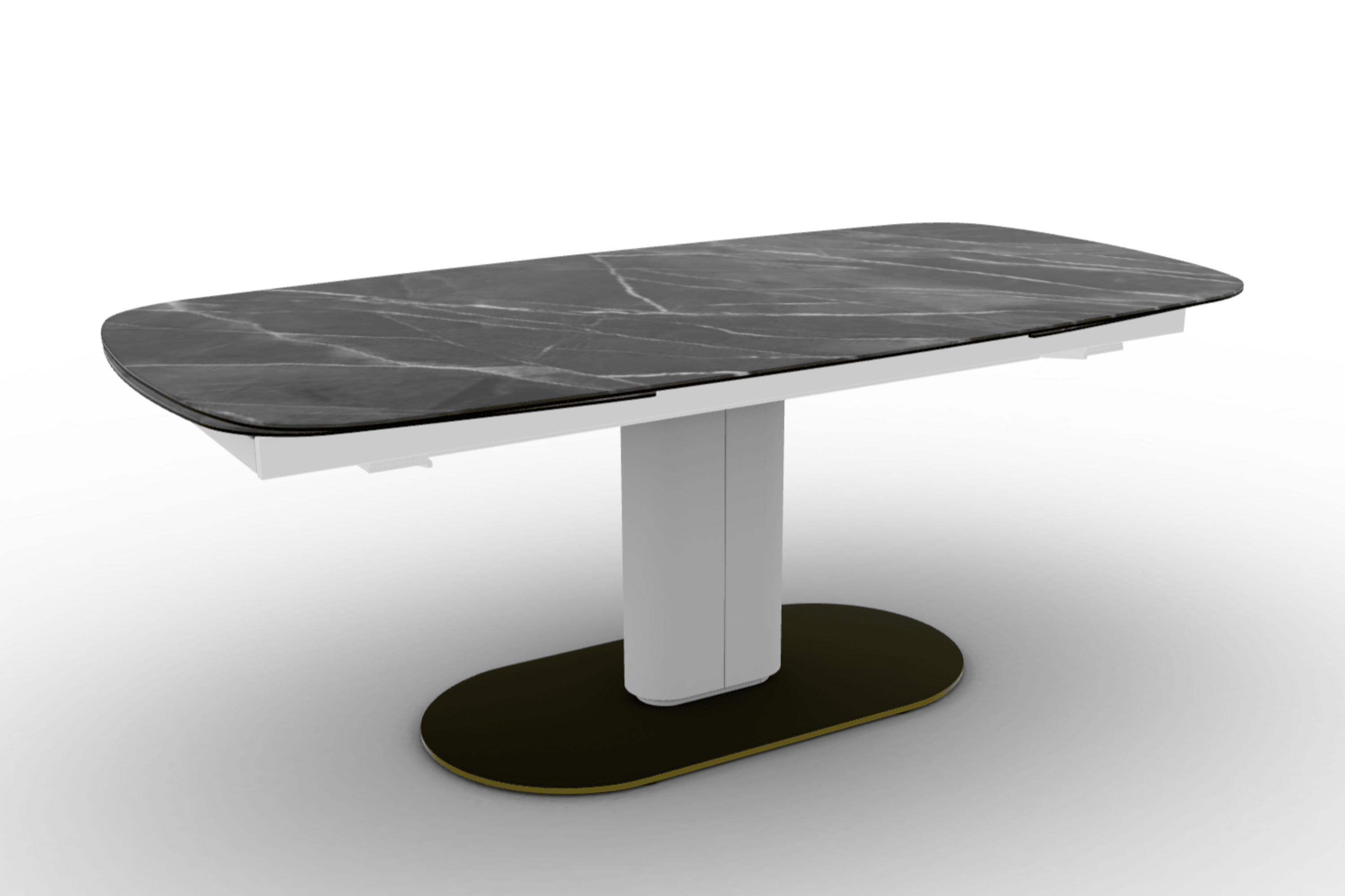 Stół rozkładany CAMEO antracytowy marmur do jadalni – Calligaris