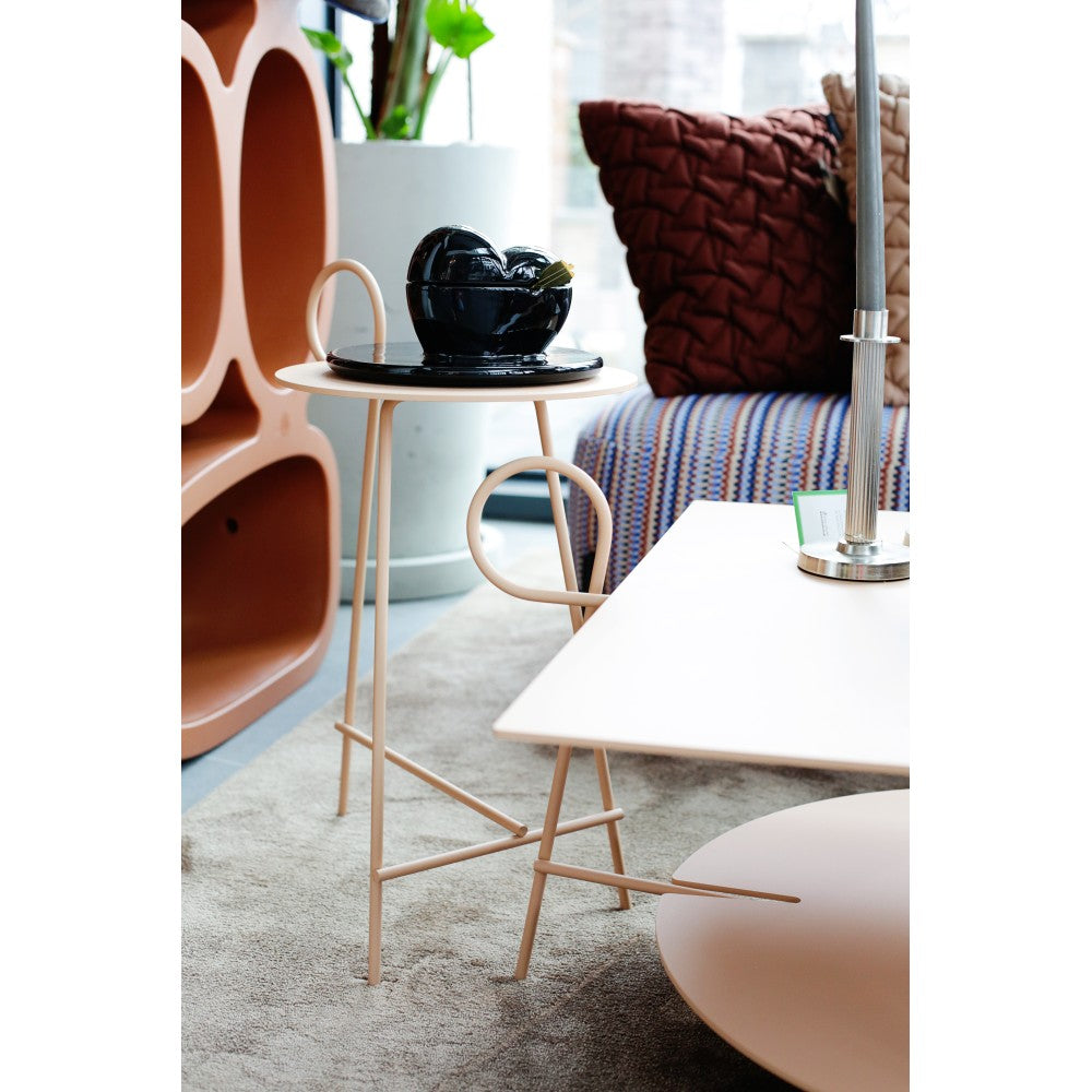 Carmina beige side table