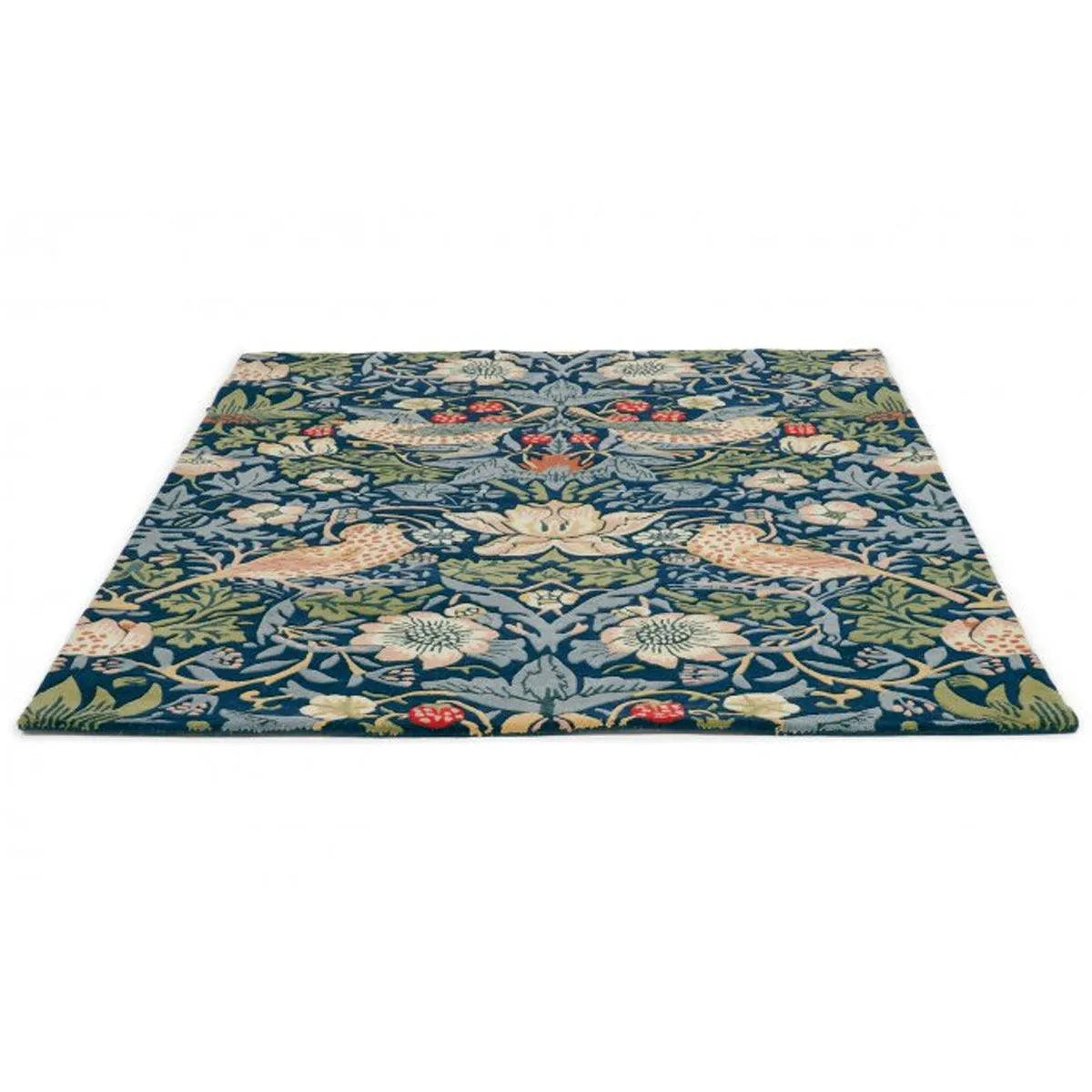 Strawberry Thief Indigo Blue-Green rug