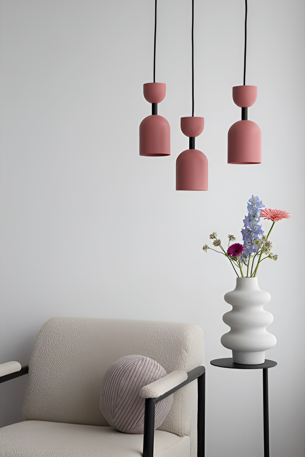 SUPURU beige pendant lamp