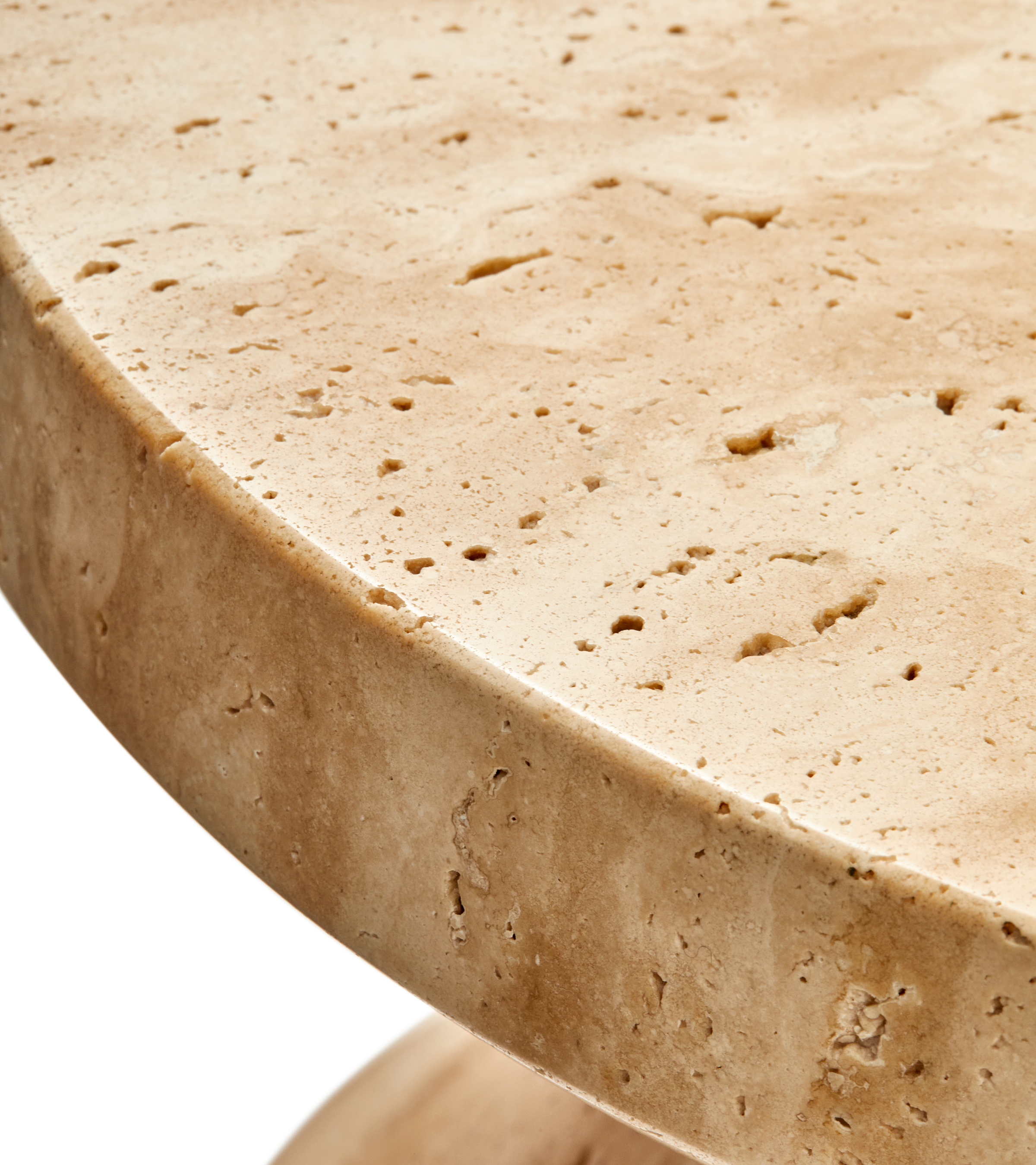 ZIG ZAG Hocker Travertin