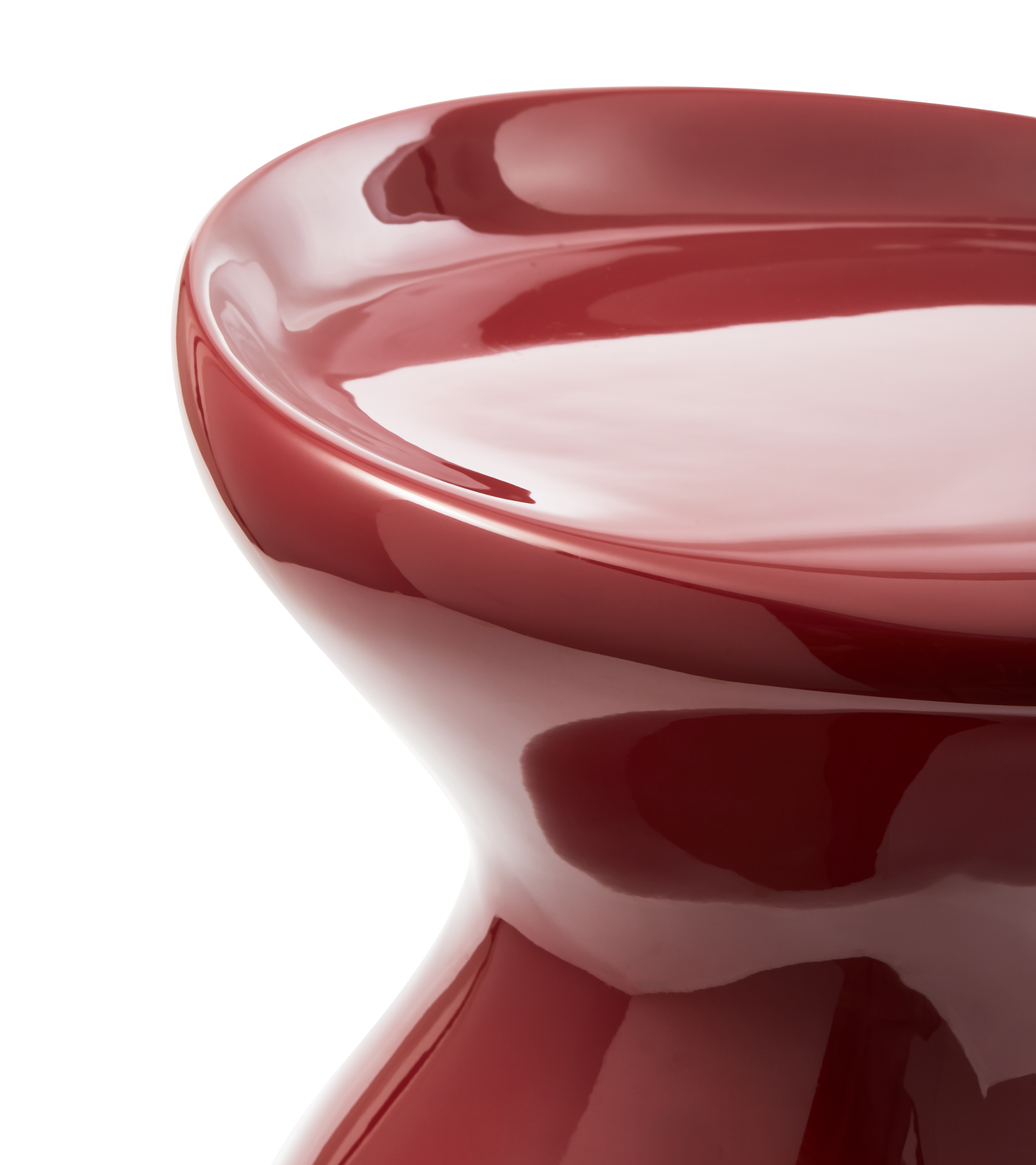 BODY burgundy stool