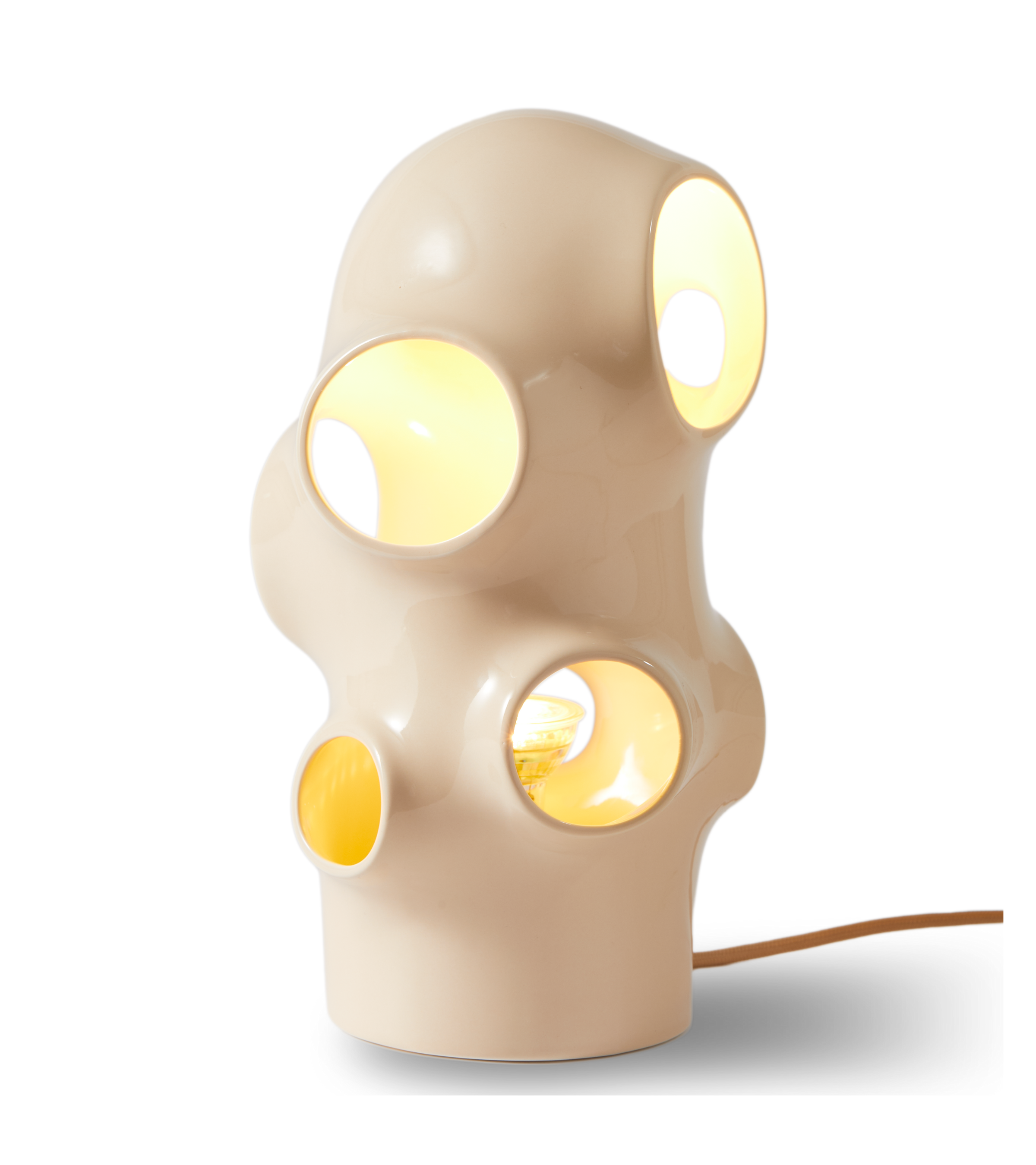 BULLE Tischleuchte beige