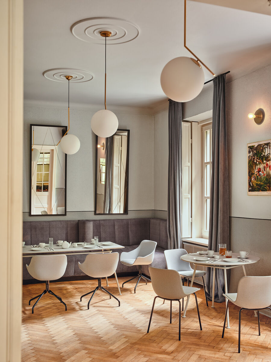 Krzesło obrotowe BALTIC CLASSIC podstawa metalowa - kolor do wyboru [Milena] MDD    Eye on Design