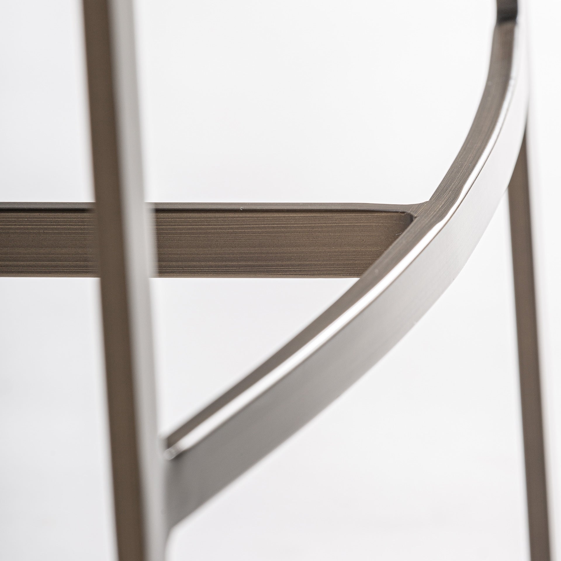 Bar Stool GERB Beige with Brushed Gold Base