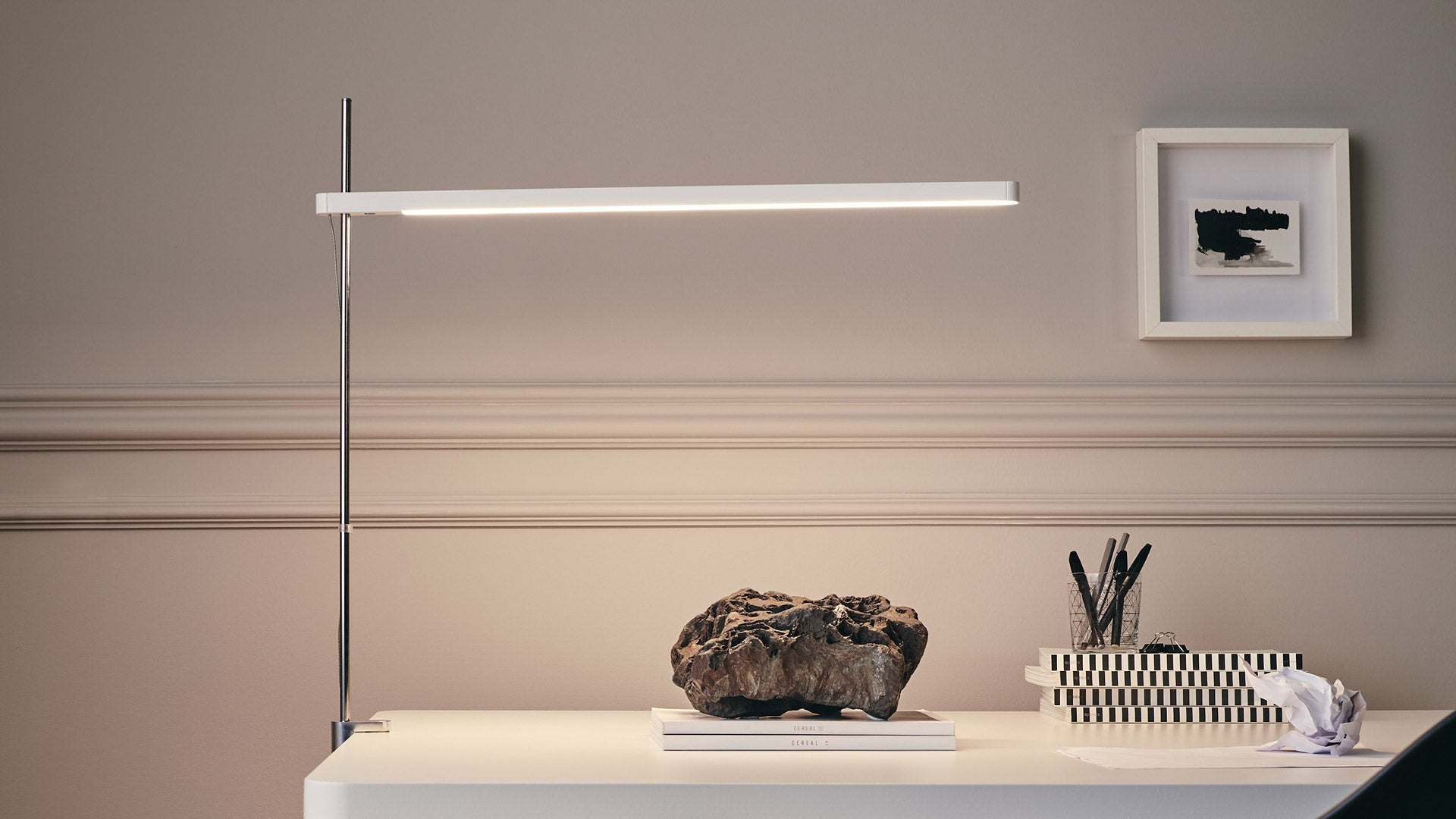 Tischlampe TALAK weiß