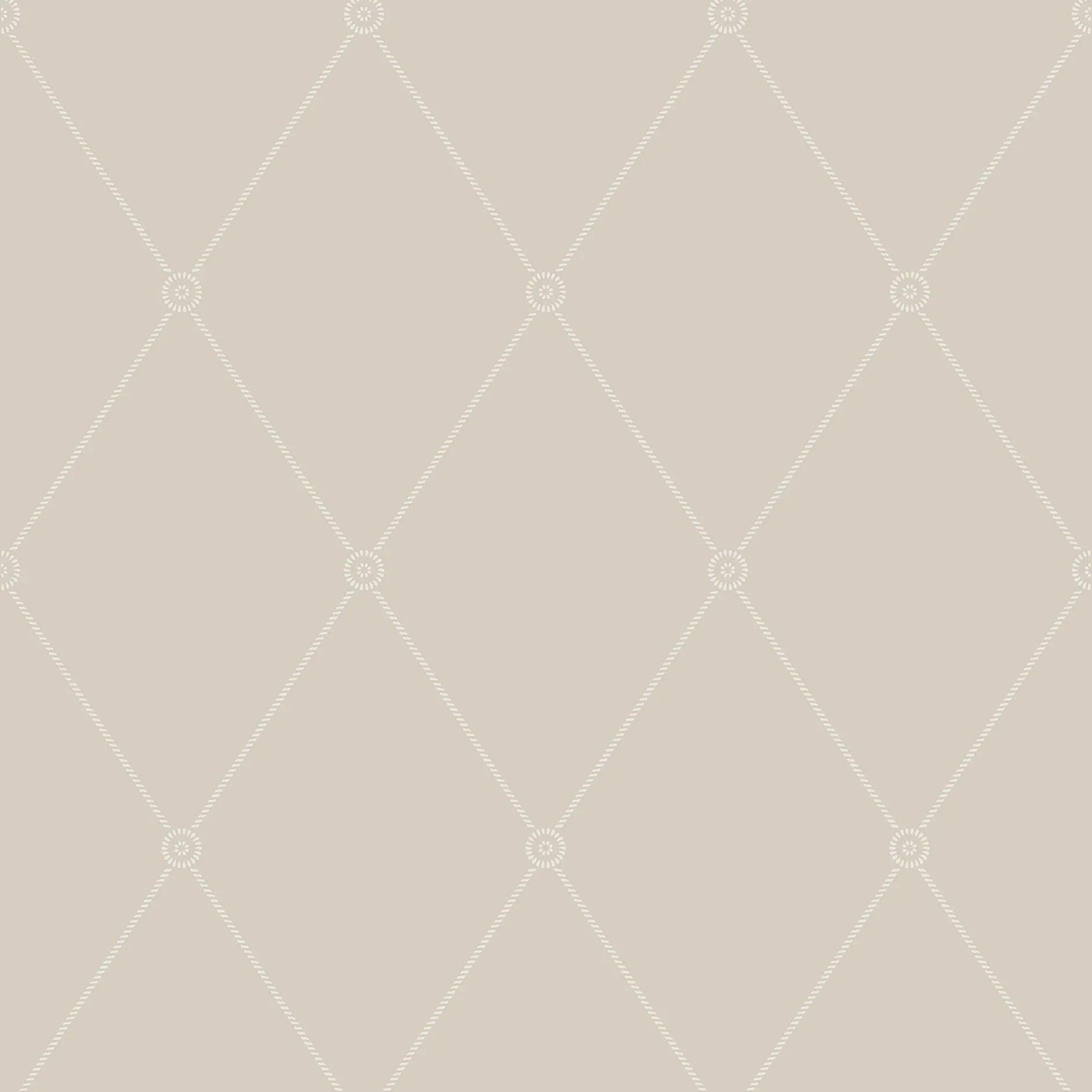 Tapeta ARCHIVE ANTHOLOGY - Large Georgian Rope Trellis lniany Cole & Son    Eye on Design