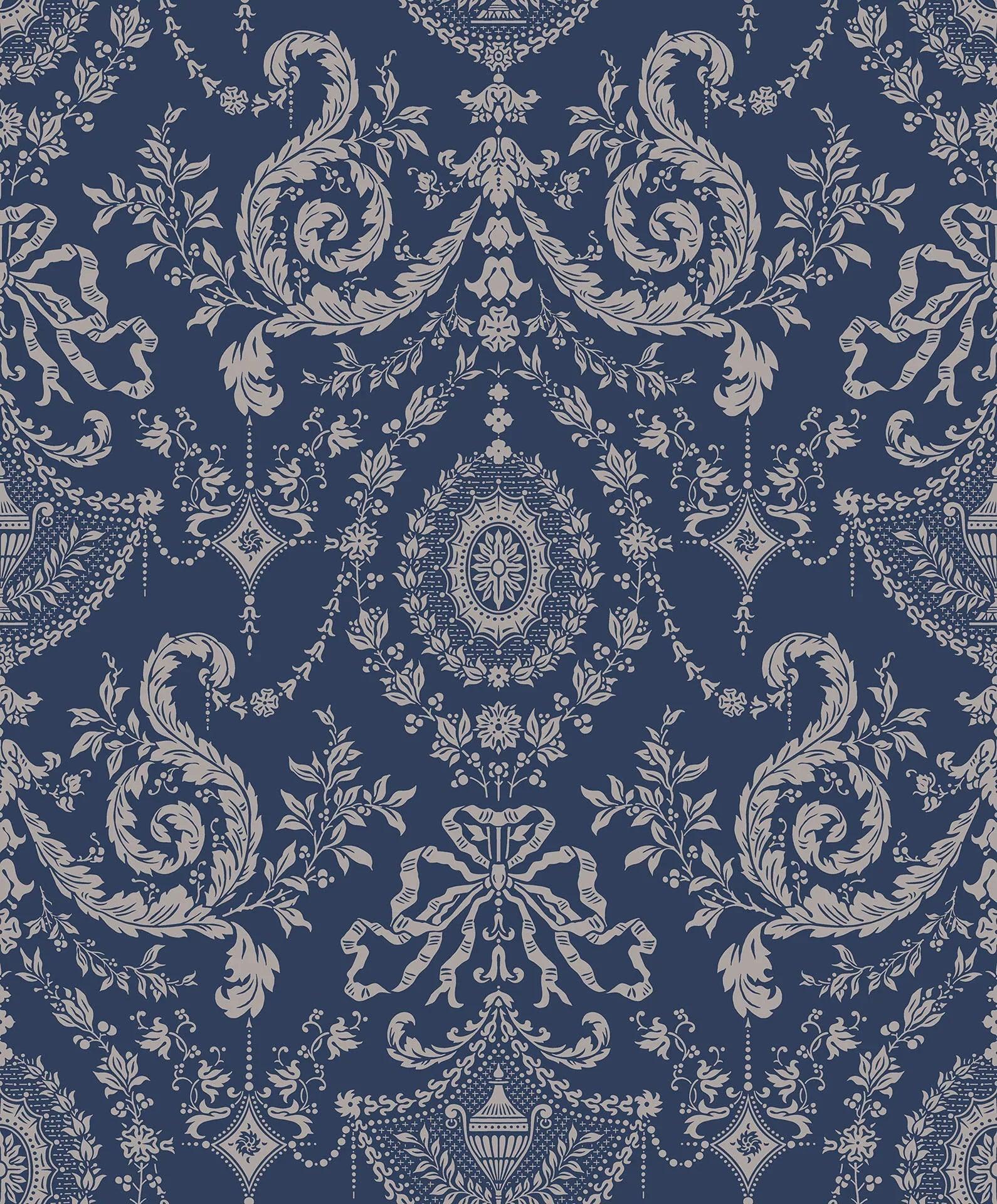 Tapeta ARCHIVE TRADITIONAL - Woolverston granatowy Cole & Son Default Title   Eye on Design