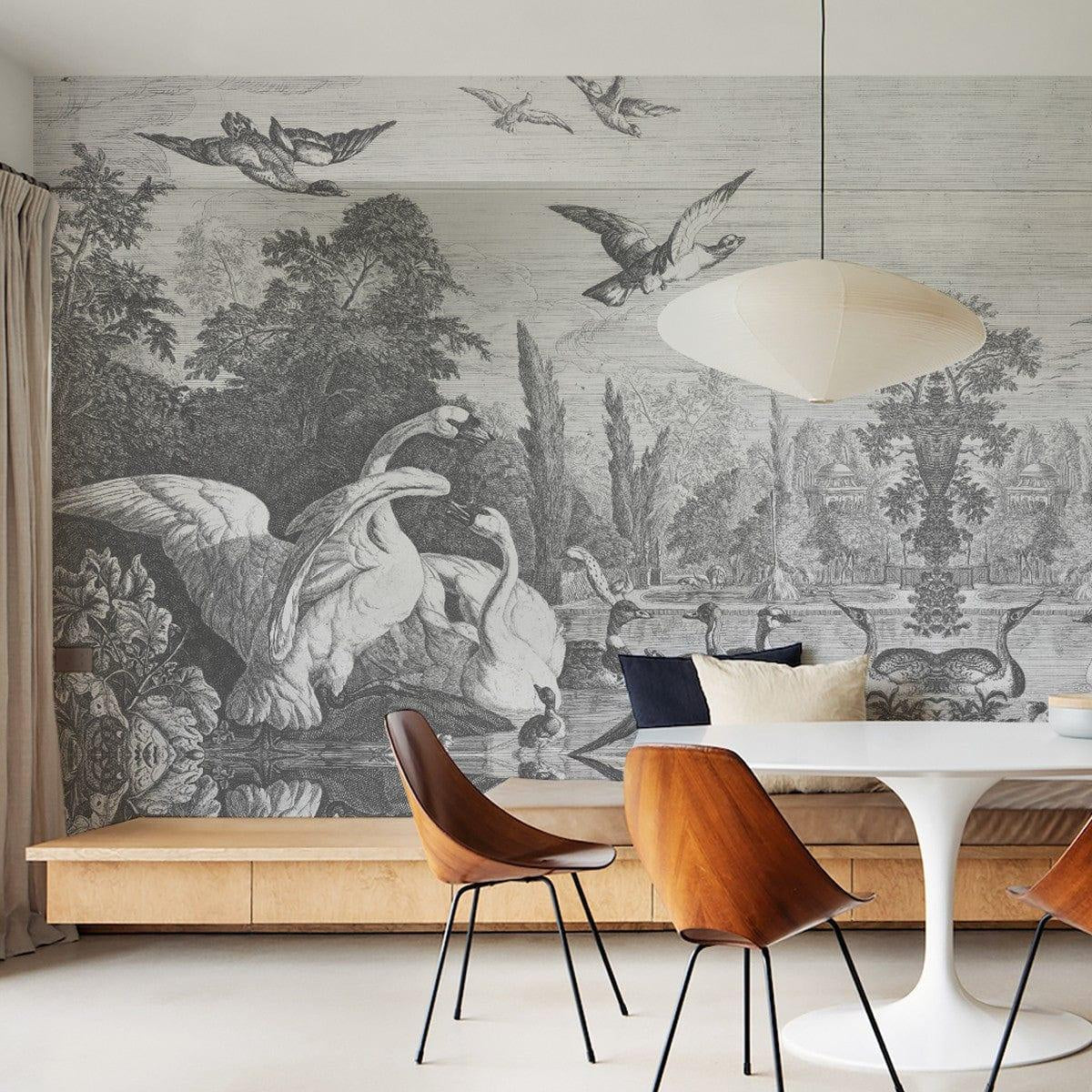Tapeta BLACK SWANS Wallcolors    Eye on Design