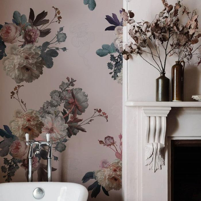 Tapeta Blush Garden Pink Wallcolors    Eye on Design