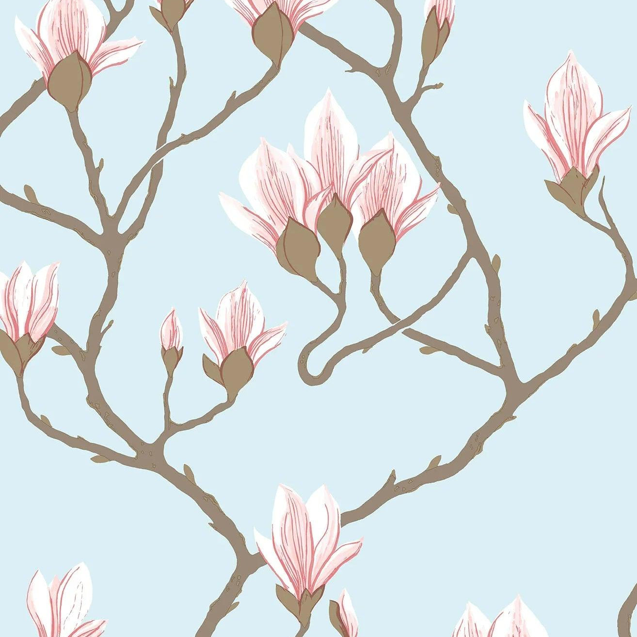 Tapeta CONTEMPORARY COLLECTION - Magnolia niebieski Cole & Son Default Title   Eye on Design