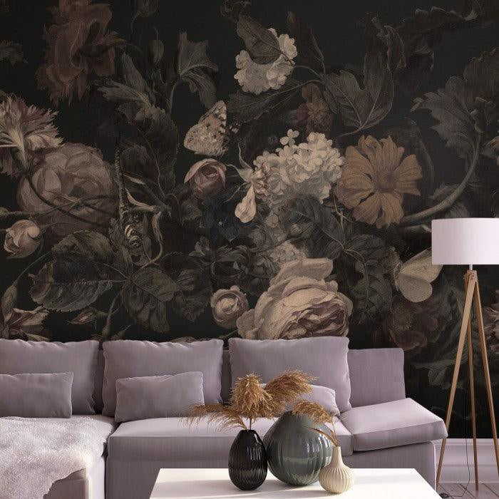 Tapeta Dragonfly Garden Black Wallcolors    Eye on Design