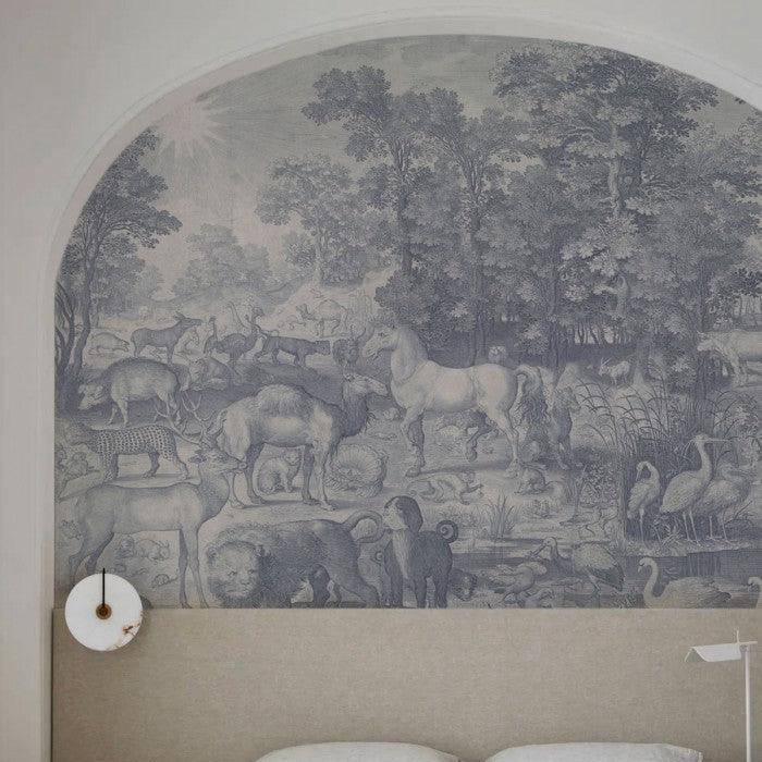 Tapeta Fauna Fresco Blue Wallcolors    Eye on Design