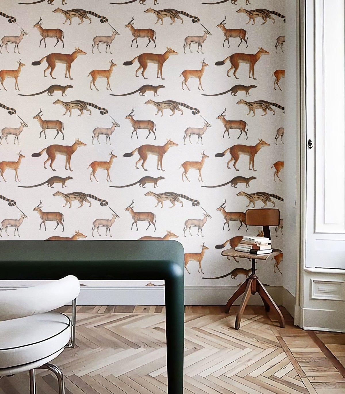 Tapeta FOREST ANIMALS Wallcolors    Eye on Design