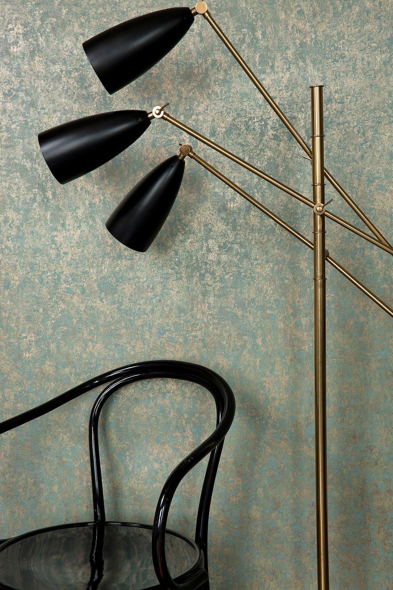 Wallpaper imitating rusty shades of metal FOUNDATION - Salvage metallic silver and ochre