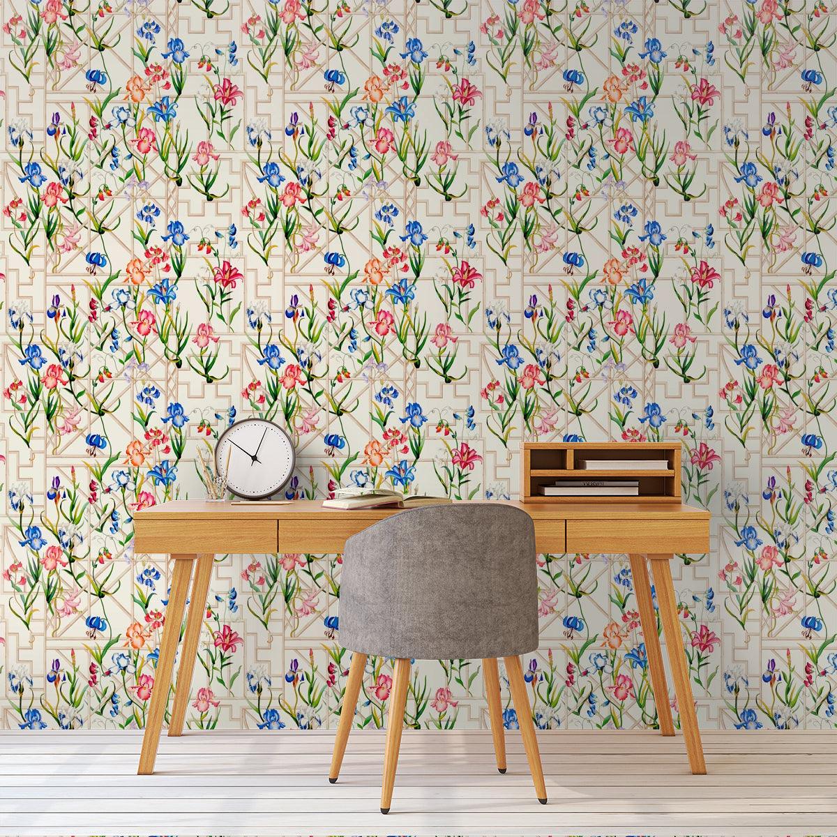 Tapeta FRETWORK GARDEN CITRON zielony Christian Lacroix    Eye on Design