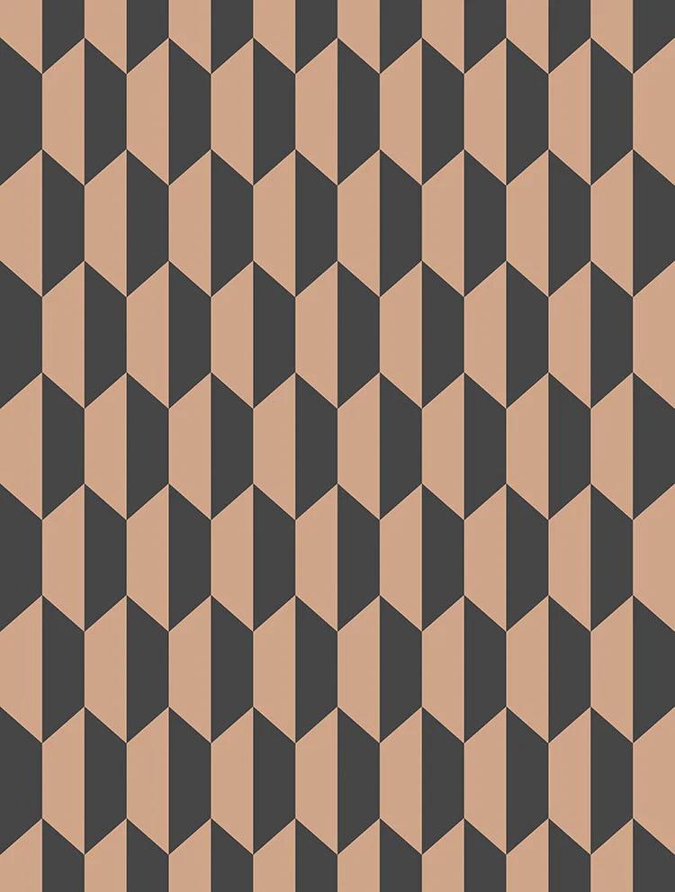 Tapeta ICONS - Petite Tile metaliczny brąz Cole & Son    Eye on Design