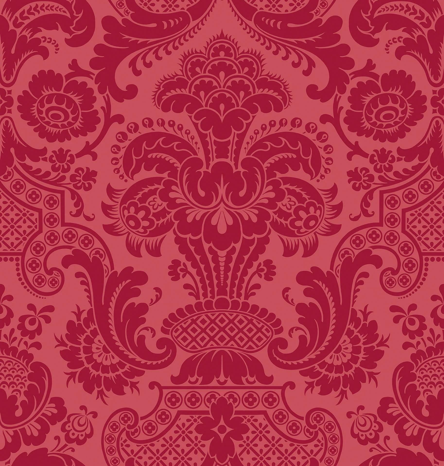 Tapeta MARIINSKY DAMASK - Petrouchka czerwony Cole & Son    Eye on Design