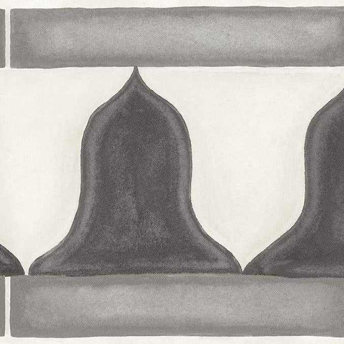 Tapeta MARTYN LAWRENCE BULLARD - Zellige Border szaro-beżowy Cole & Son    Eye on Design