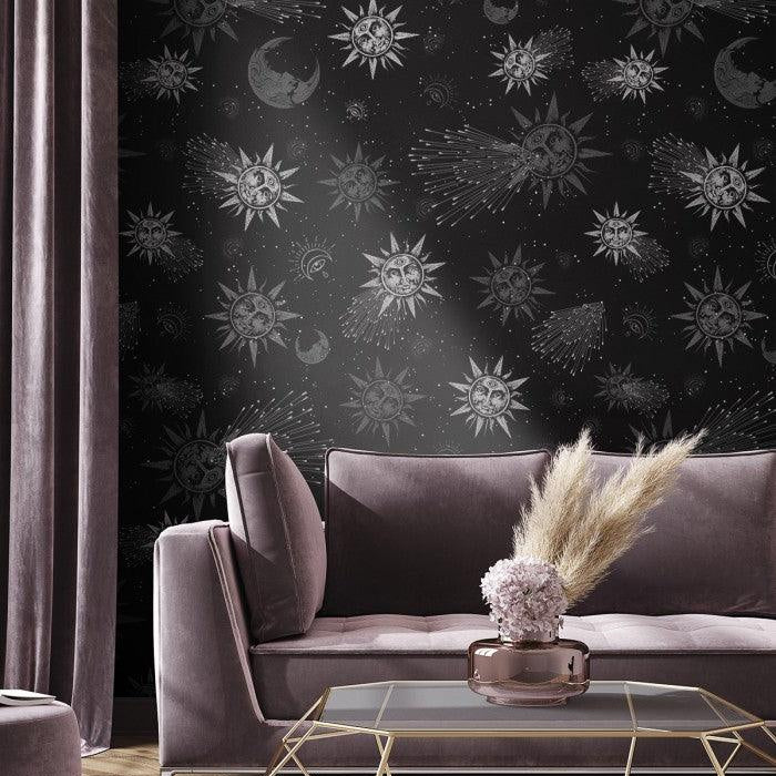 Tapeta Moon and sun Wallcolors    Eye on Design