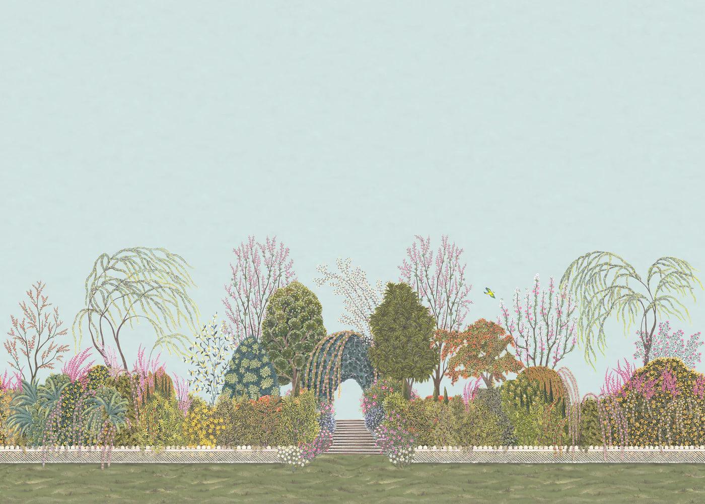 Wandbild mit Parklandschaft DIE GÄRTEN - Reverie Süden
