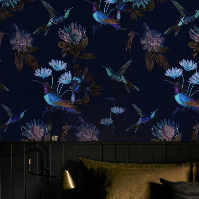 Tapeta TOXIC HUMMINGBIRDS Wallcolors    Eye on Design
